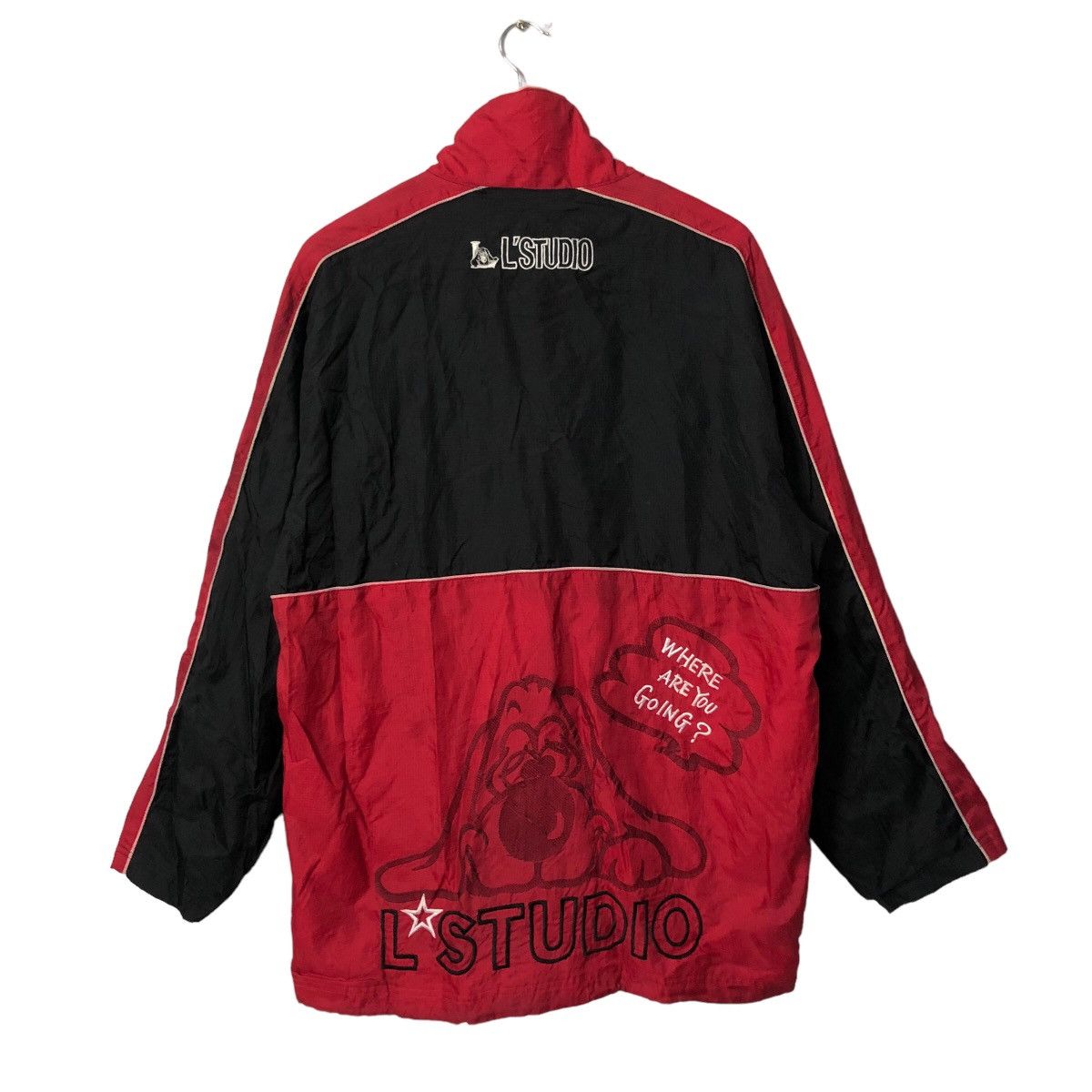 Japanese Brand Vintage L Studio By Sho Embroidery Big Logo Zipper Up Jacket Size US XL / EU 56 / 4 - 6 Thumbnail