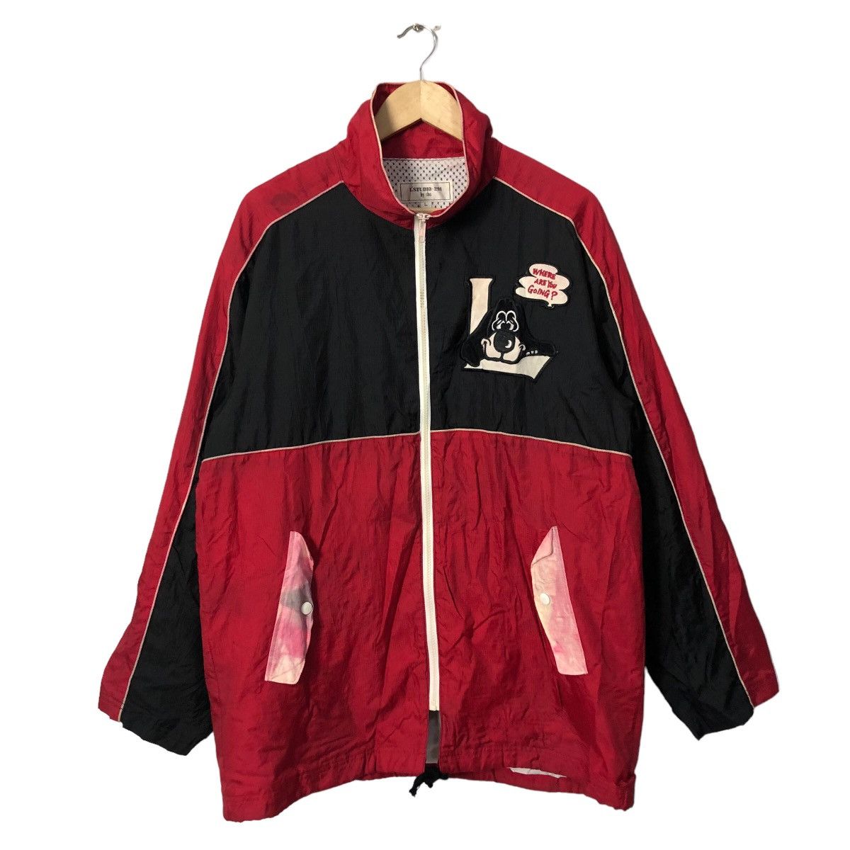 Japanese Brand Vintage L Studio By Sho Embroidery Big Logo Zipper Up Jacket Size US XL / EU 56 / 4 - 2 Thumbnail