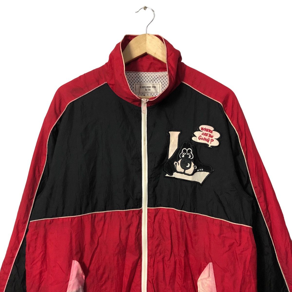 Japanese Brand Vintage L Studio By Sho Embroidery Big Logo Zipper Up Jacket Size US XL / EU 56 / 4 - 5 Thumbnail