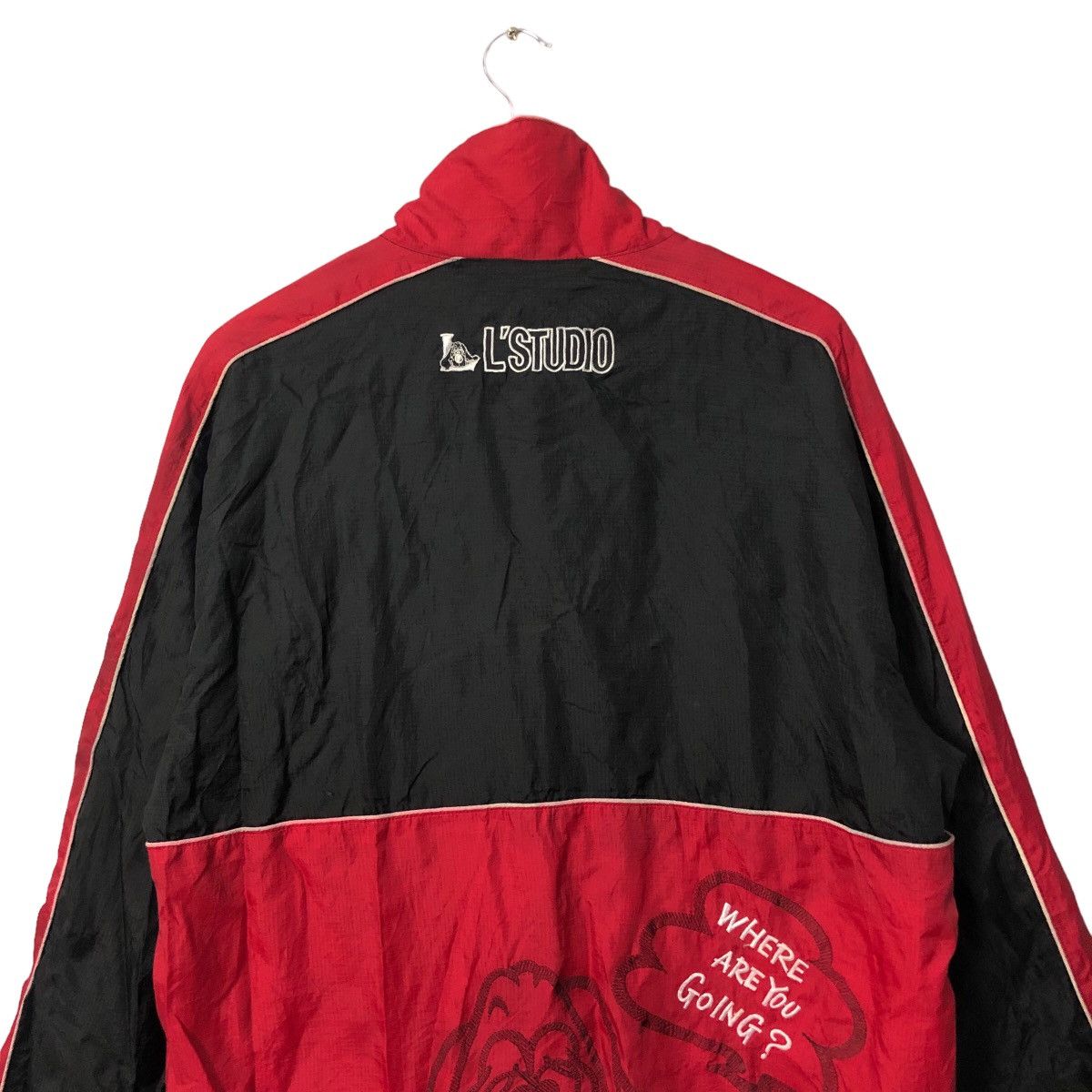 Japanese Brand Vintage L Studio By Sho Embroidery Big Logo Zipper Up Jacket Size US XL / EU 56 / 4 - 9 Thumbnail