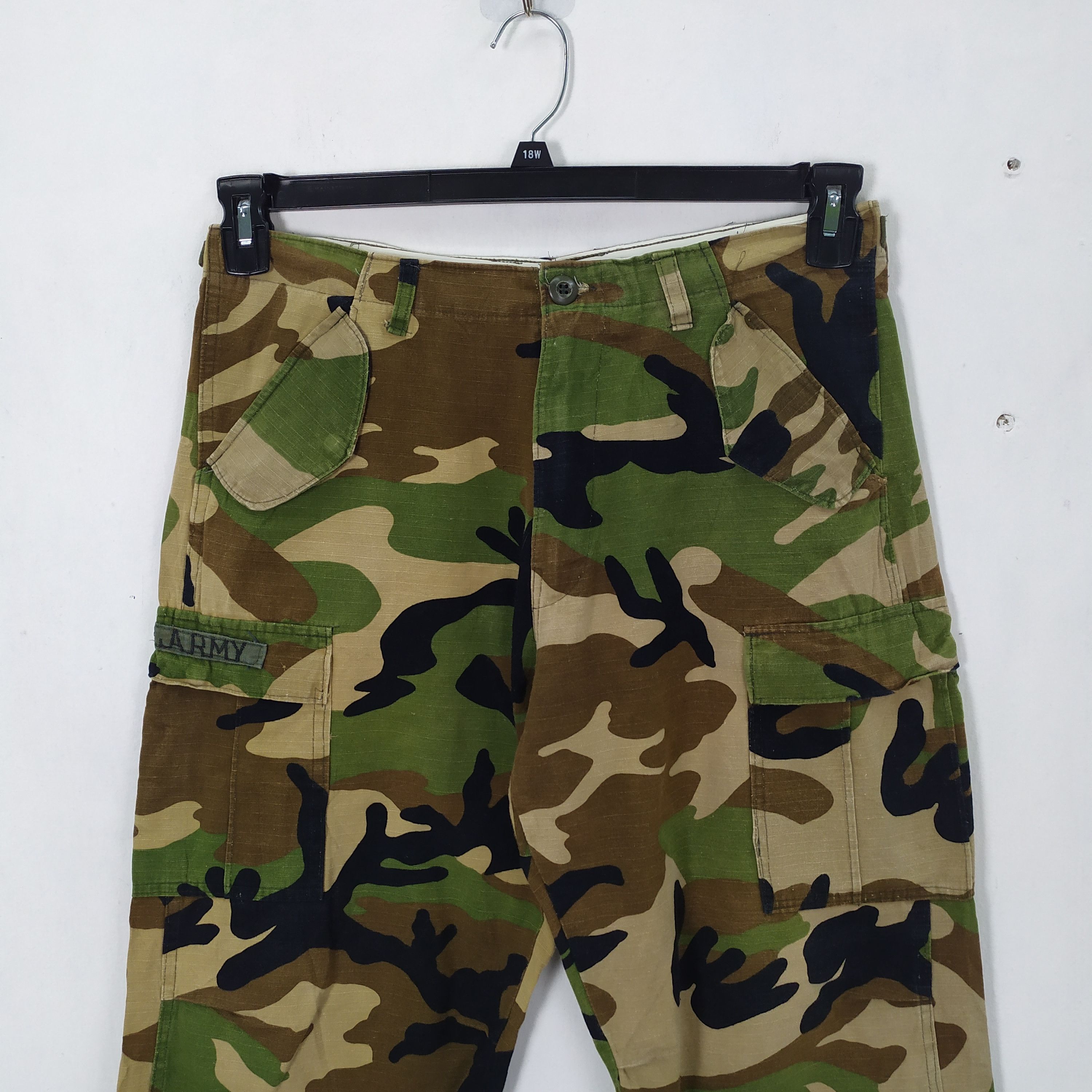 Other CAMO ARMY CARGO PANTS MULTIPOCKET TACTICAL Size US 32 / EU 48 - 12 Thumbnail