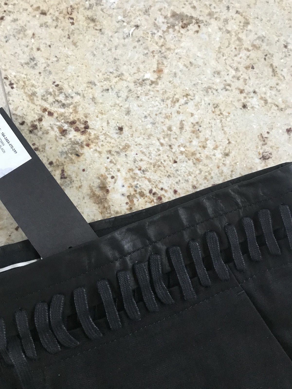 Haider Ackermann Trousers With Waist Lace Belt Detail In Hartman Black Size US 36 / EU 52 - 10 Thumbnail