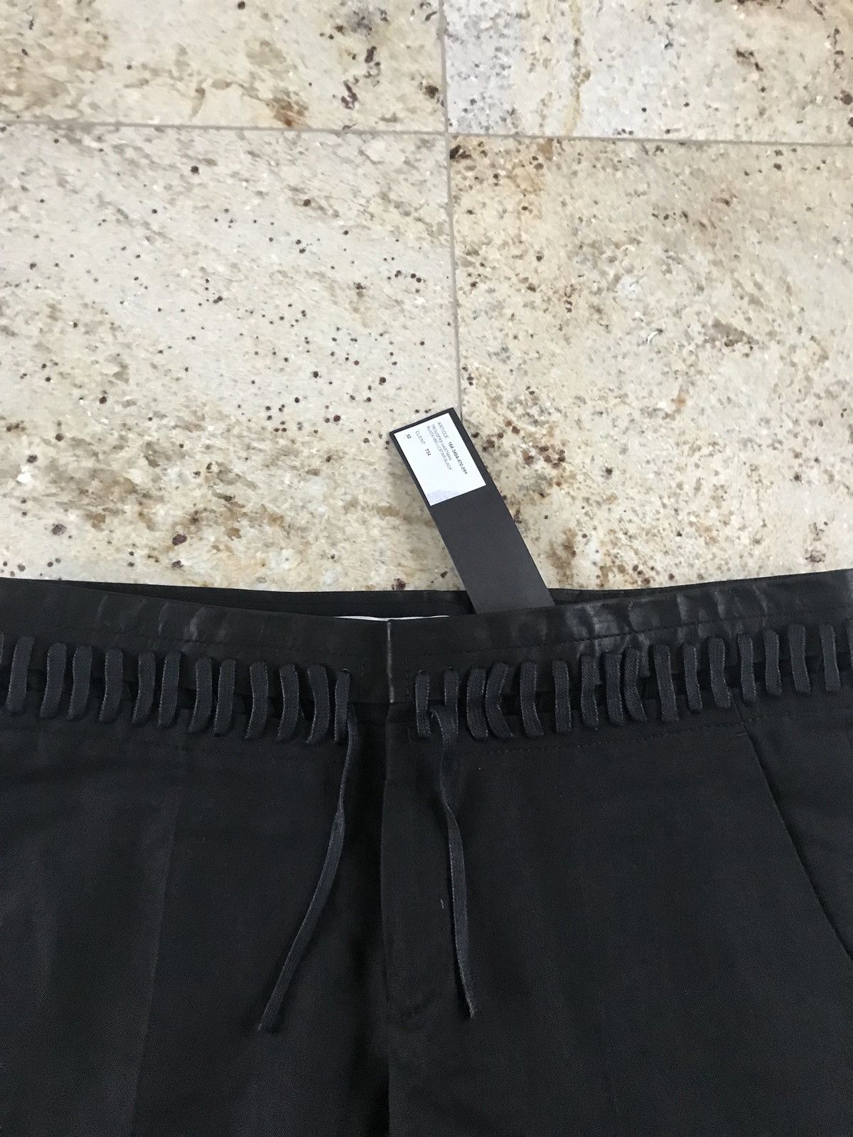 Haider Ackermann Trousers With Waist Lace Belt Detail In Hartman Black Size US 36 / EU 52 - 9 Thumbnail
