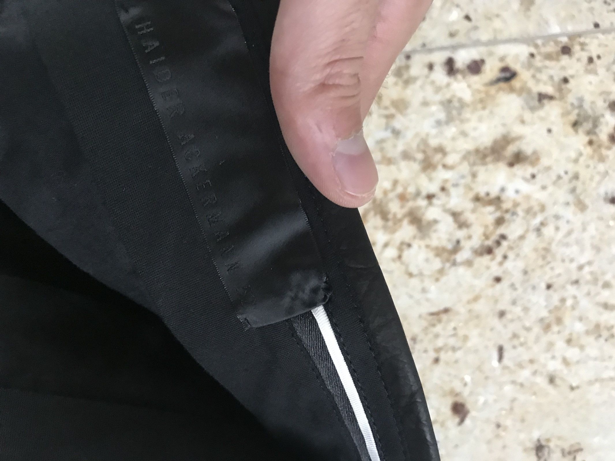 Haider Ackermann Trousers With Waist Lace Belt Detail In Hartman Black Size US 36 / EU 52 - 12 Thumbnail