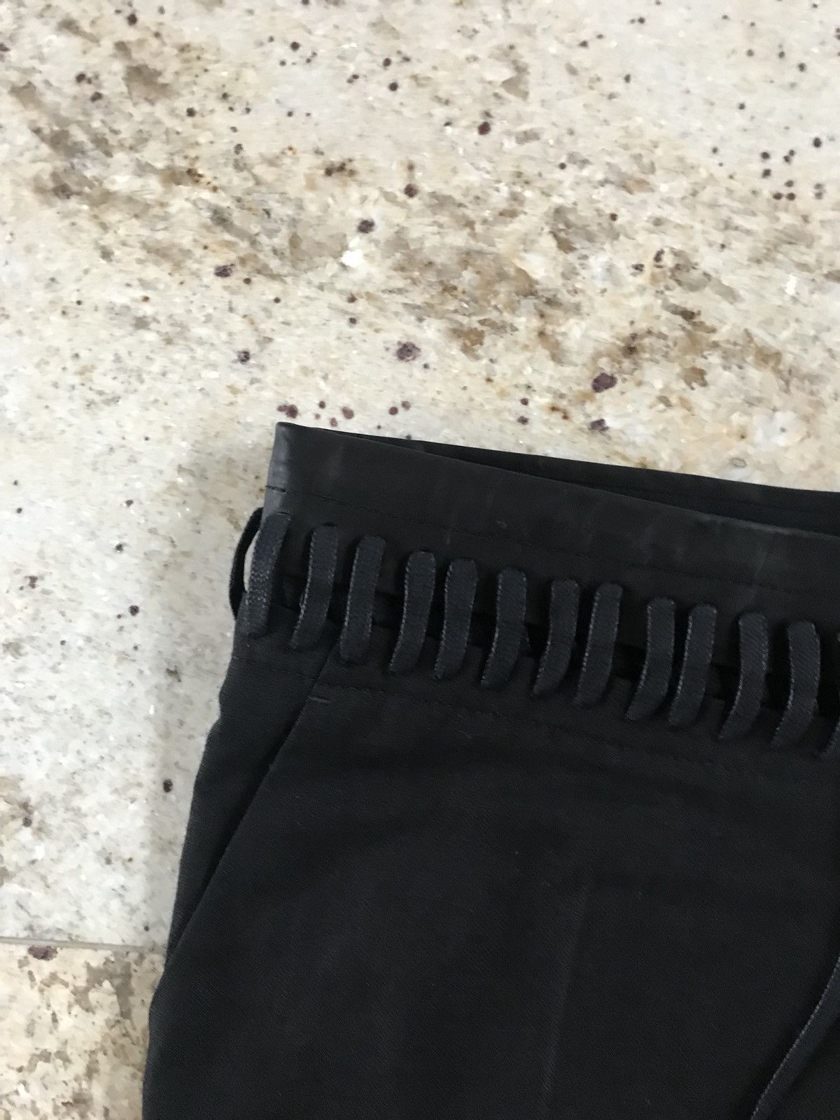 Haider Ackermann Trousers With Waist Lace Belt Detail In Hartman Black Size US 36 / EU 52 - 7 Thumbnail