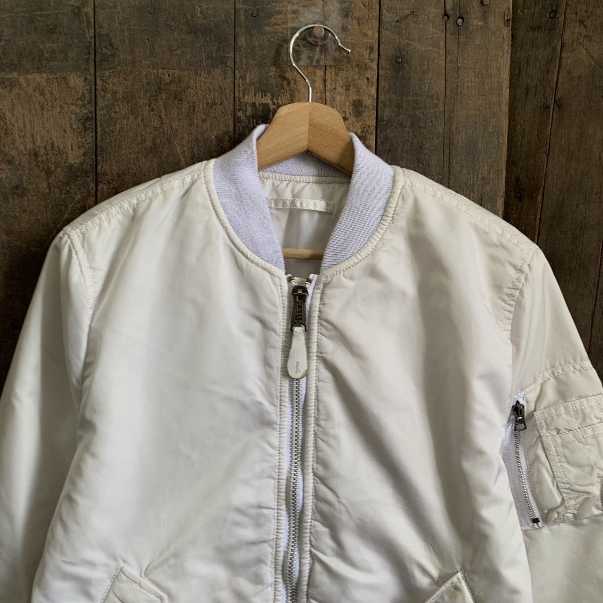 Alpha Industries × Vintage Vtg Alpha Industries Bomber Jacket Size US S / EU 44-46 / 1 - 2 Thumbnail