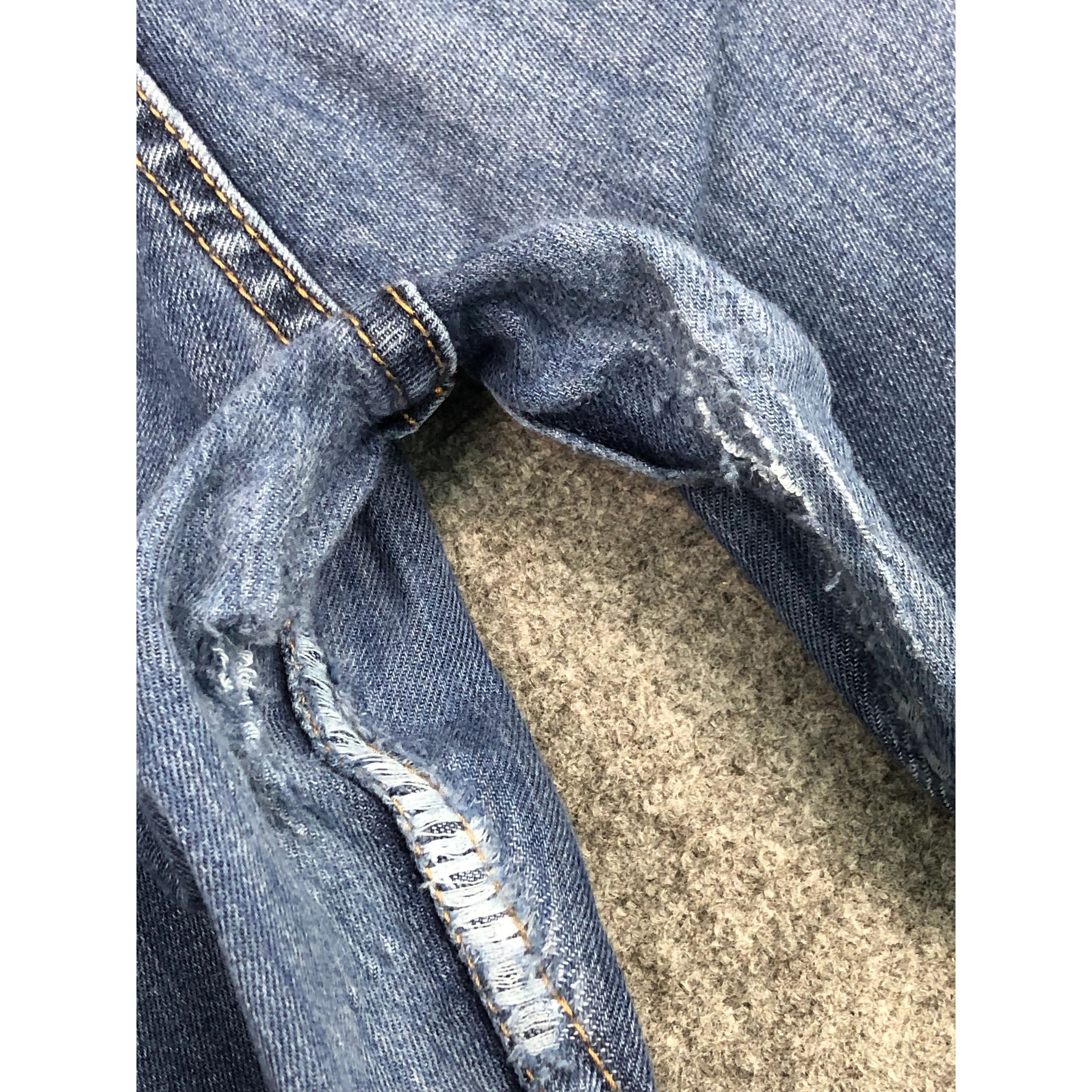 Levi's × Vintage Vintage Levis 535 Skinny Blue Denim DP0363 Size US 34 / EU 50 - 8 Thumbnail