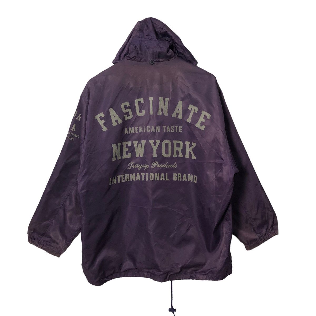 Japanese Brand Vintage Tray Up Faded Spell Out Big Logo Hoodie Jacket Size US XXL / EU 58 / 5 - 6 Thumbnail
