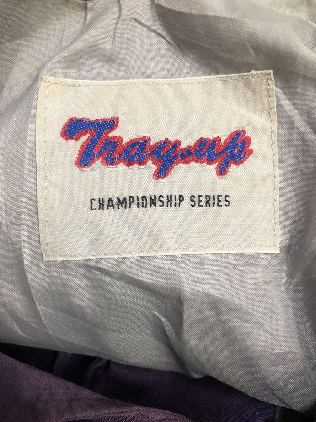 Japanese Brand Vintage Tray Up Faded Spell Out Big Logo Hoodie Jacket Size US XXL / EU 58 / 5 - 13 Thumbnail