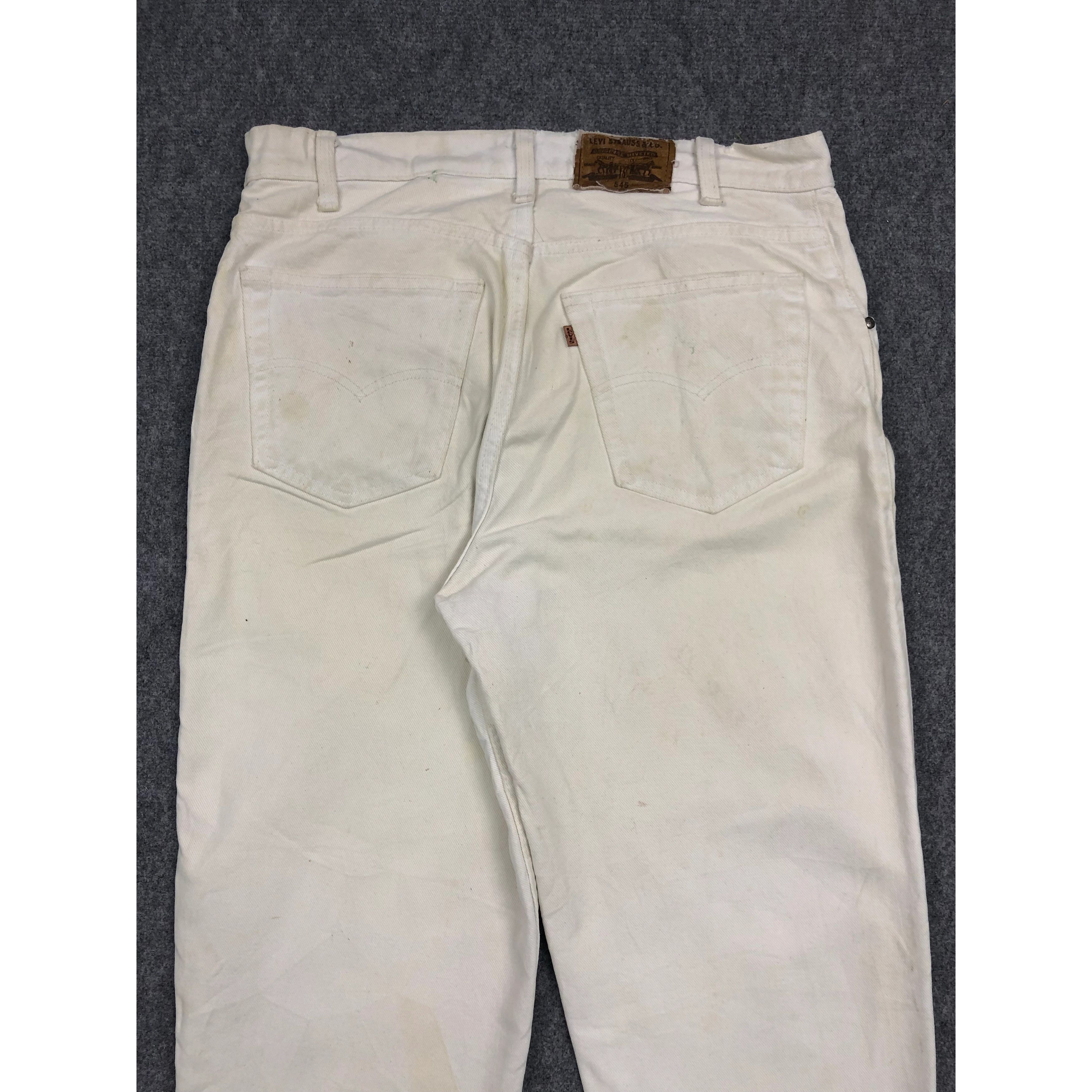 Levi's × Vintage Vintage Levis 545 Loose Fit Jeans DP0260 Size US 34 / EU 50 - 4 Thumbnail