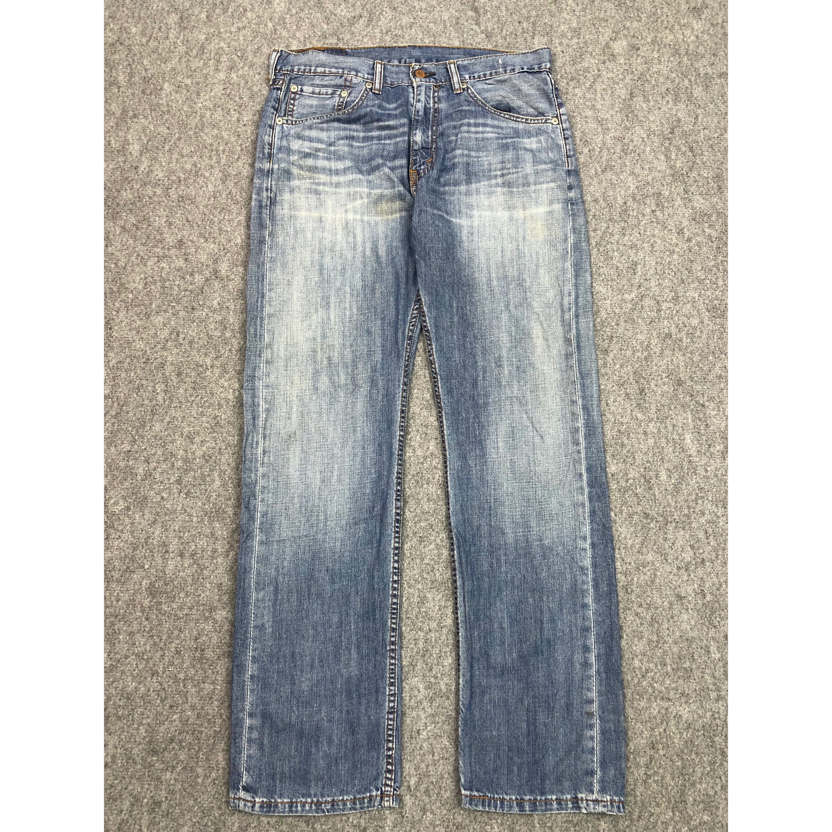 Levi's × Vintage Vintage Levis 505 Regular Fit Lightwash Denim DP0343 Size US 34 / EU 50 - 1 Thumbnail