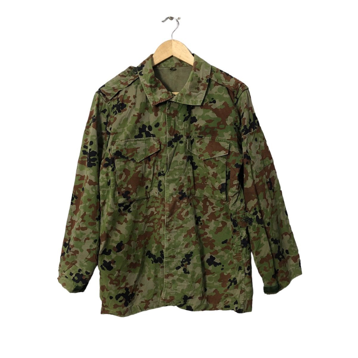 Japanese Brand Vintage Unbranded Camo Button Ups Army Jacket Size US M / EU 48-50 / 2 - 1 Thumbnail