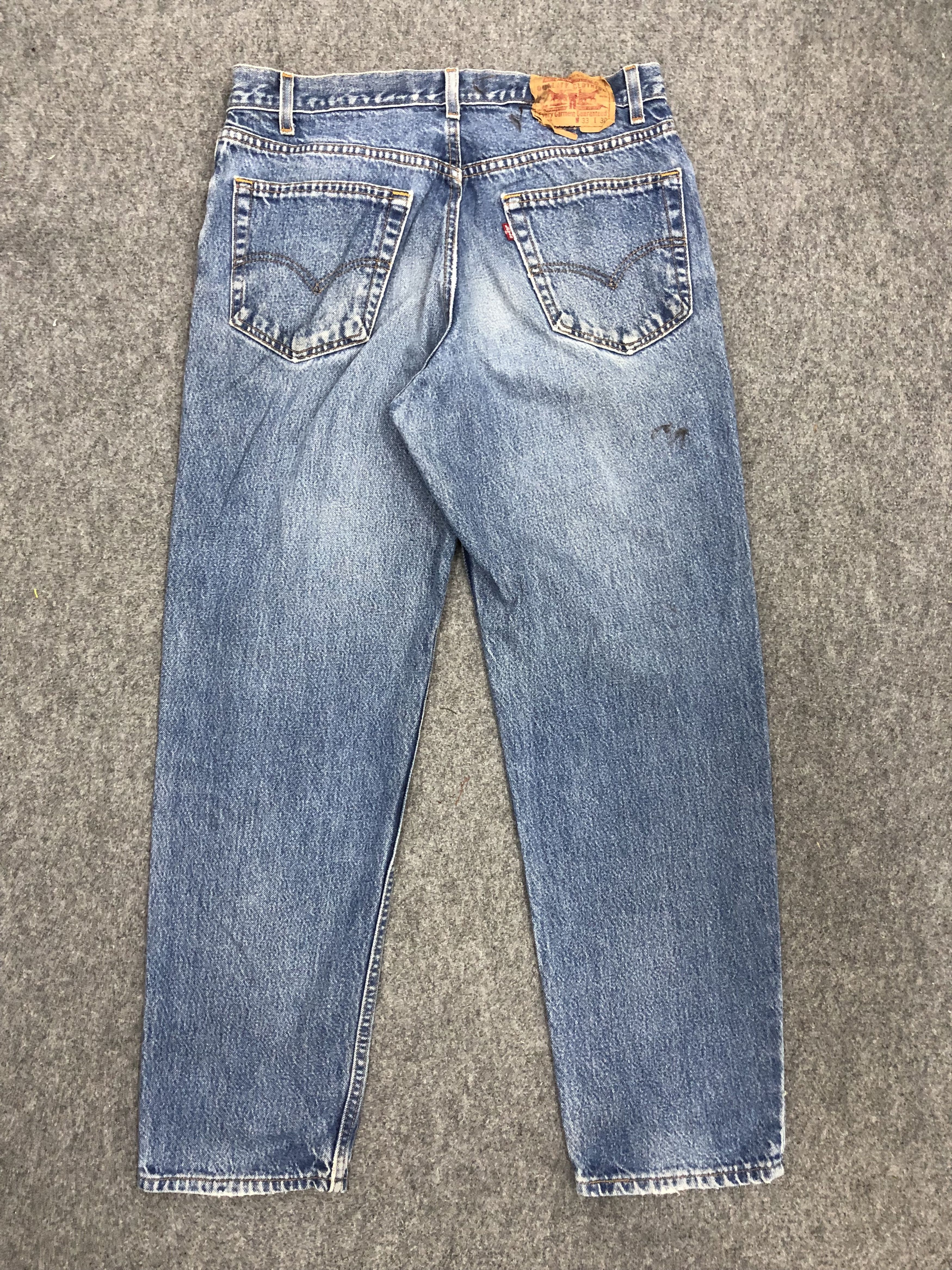 Levi's × Vintage Vintage 90s Levis 550 Denim DP1074 Size US 34 / EU 50 - 3 Thumbnail