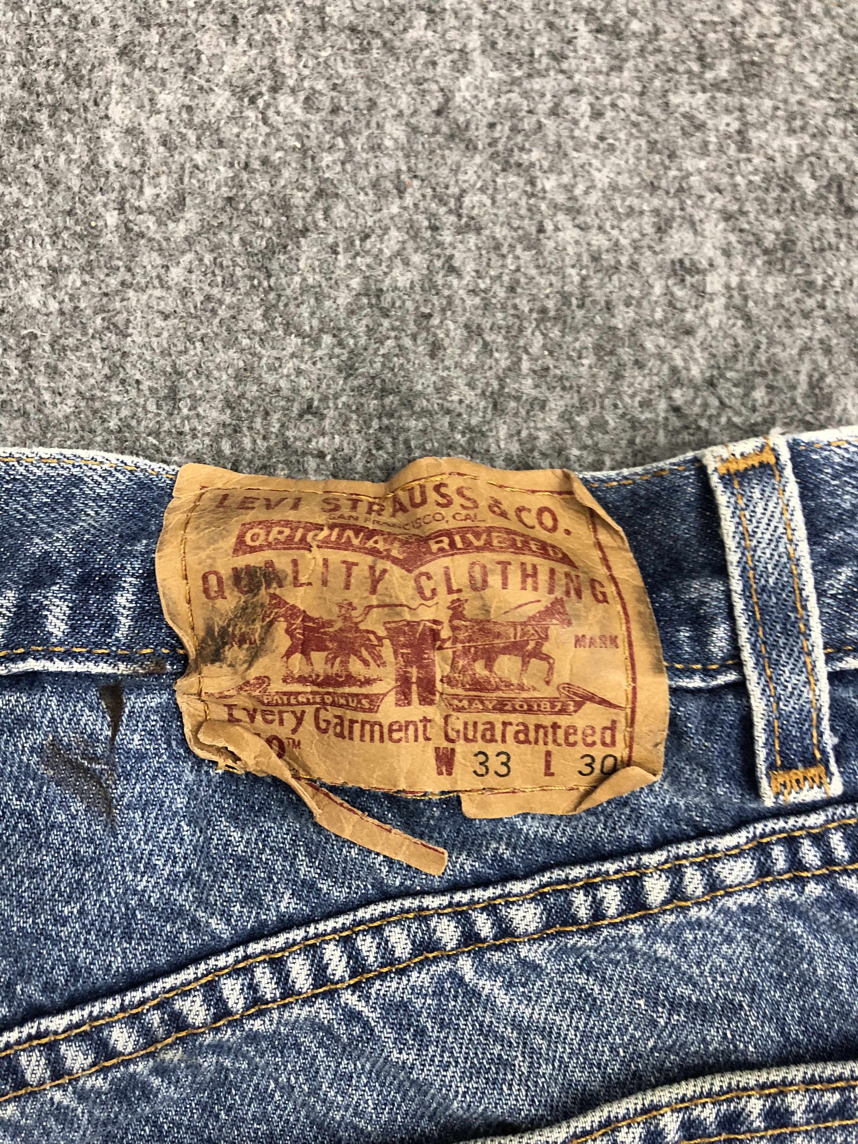 Levi's × Vintage Vintage 90s Levis 550 Denim DP1074 Size US 34 / EU 50 - 12 Thumbnail