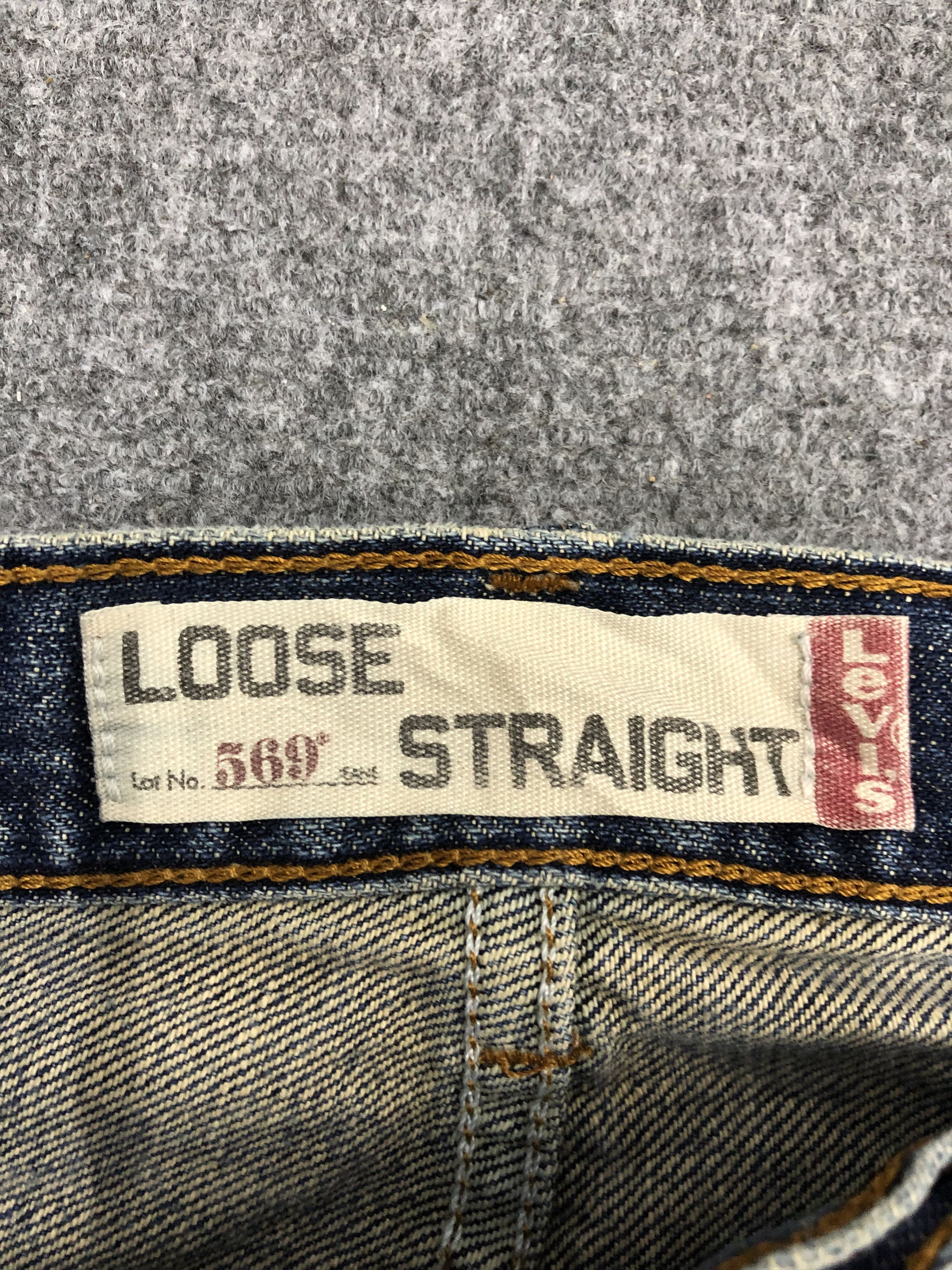Levi's × Vintage Vintage Levis 569 Denim DP1096 Size US 34 / EU 50 - 10 Thumbnail