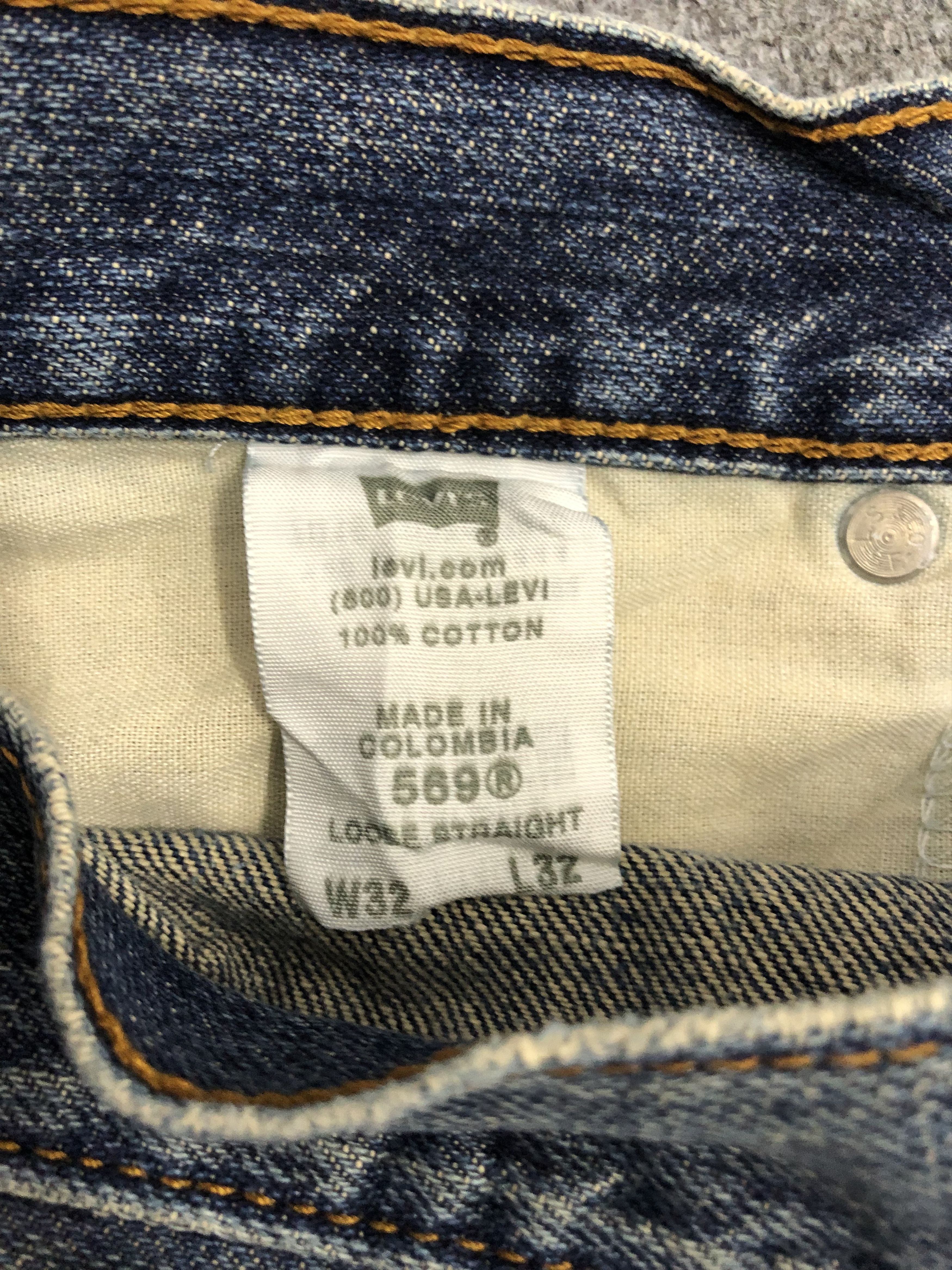 Levi's × Vintage Vintage Levis 569 Denim DP1096 Size US 34 / EU 50 - 6 Thumbnail