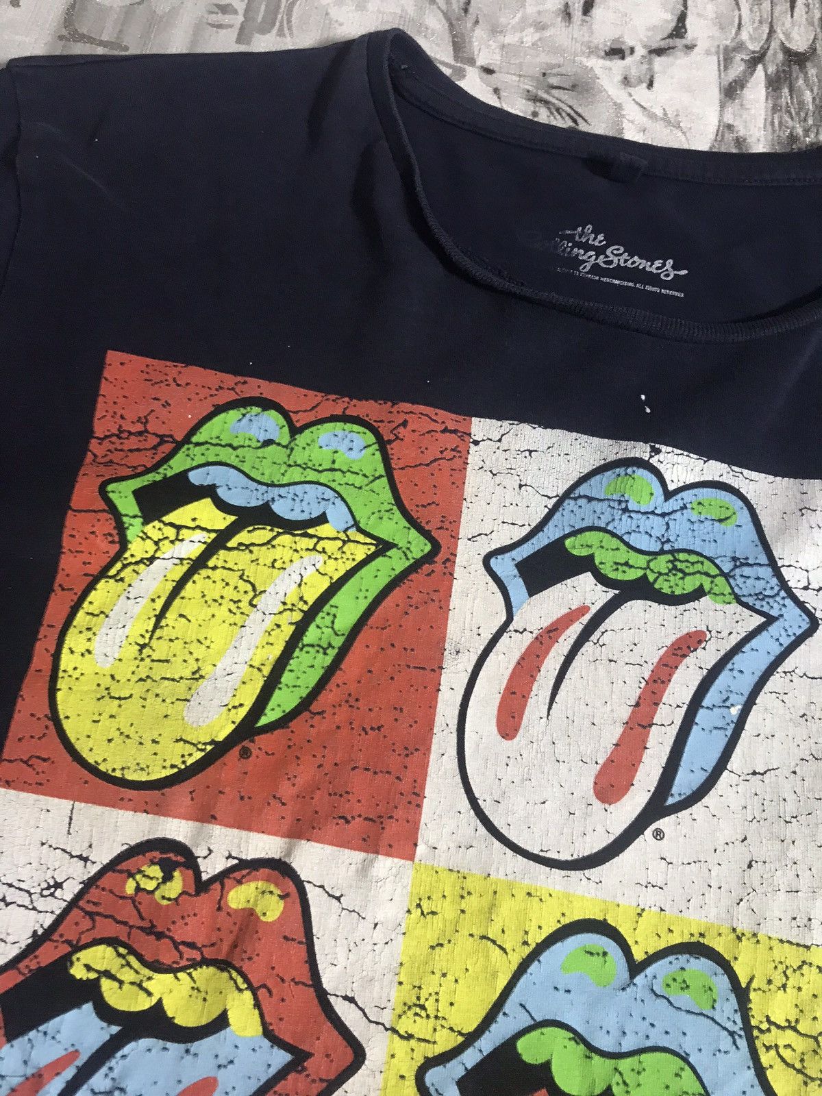 Vintage The Rolling Stones band t-shirt Size US L / EU 52-54 / 3 - 4 Thumbnail