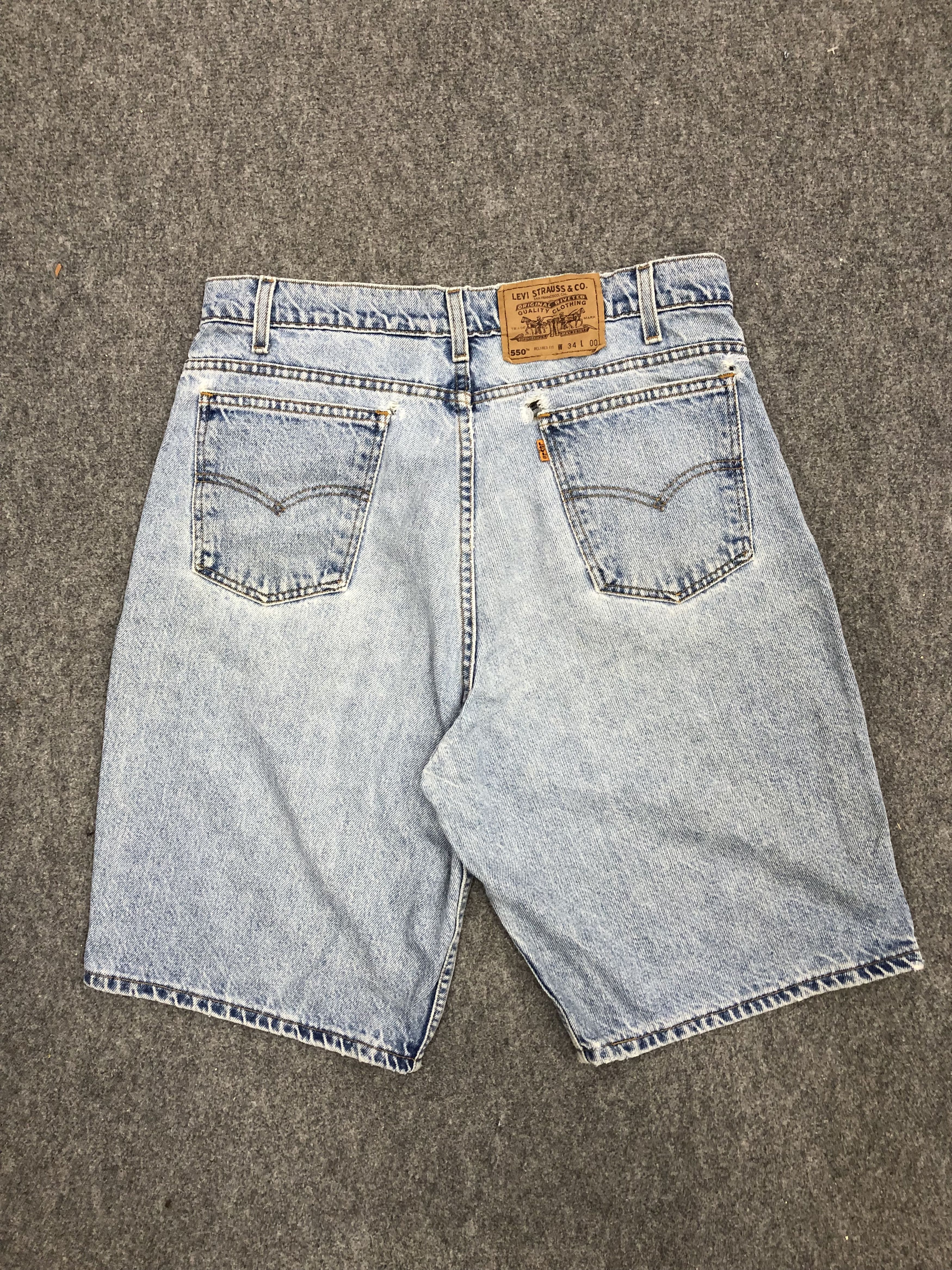 Levi's Vintage Levis 550 Denim DP1169 Size US 34 / EU 50 - 2 Thumbnail