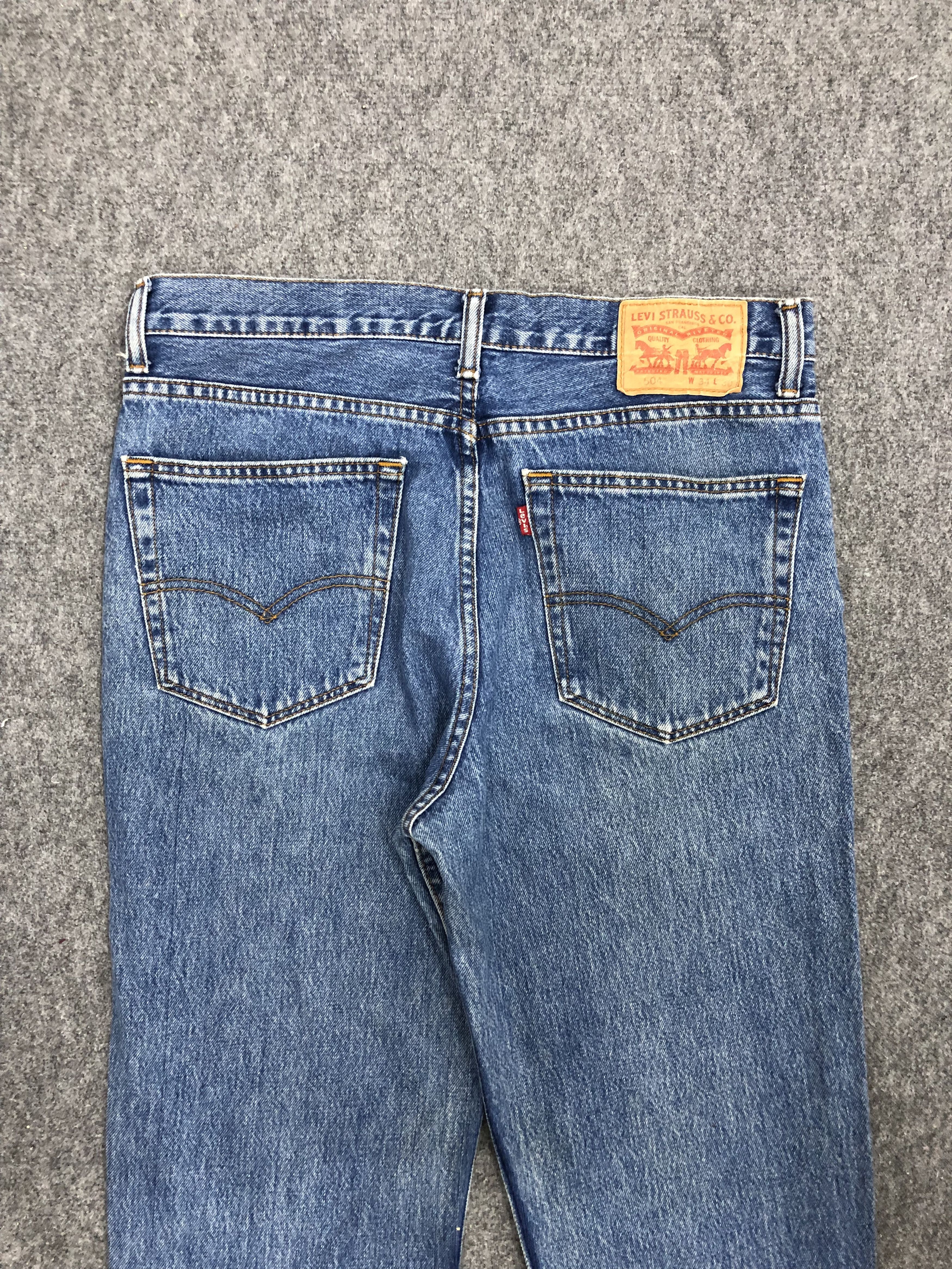 Levi's × Vintage Vintage Levis 504 Denim DP1178 Size US 34 / EU 50 - 4 Thumbnail