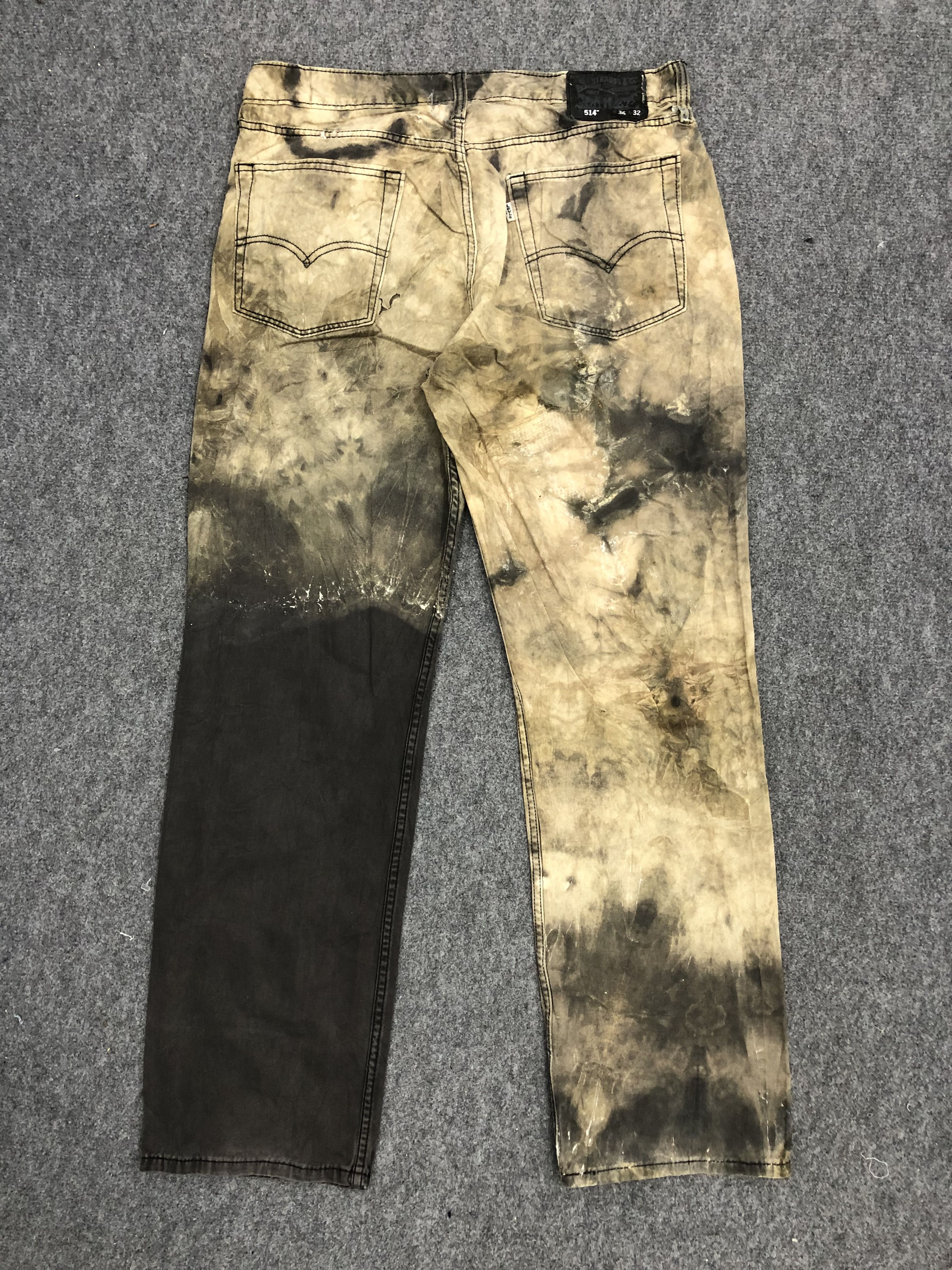 Levi's Vintage Levis 514 Acid Wash Denim DP1189 Size US 34 / EU 50 - 3 Thumbnail