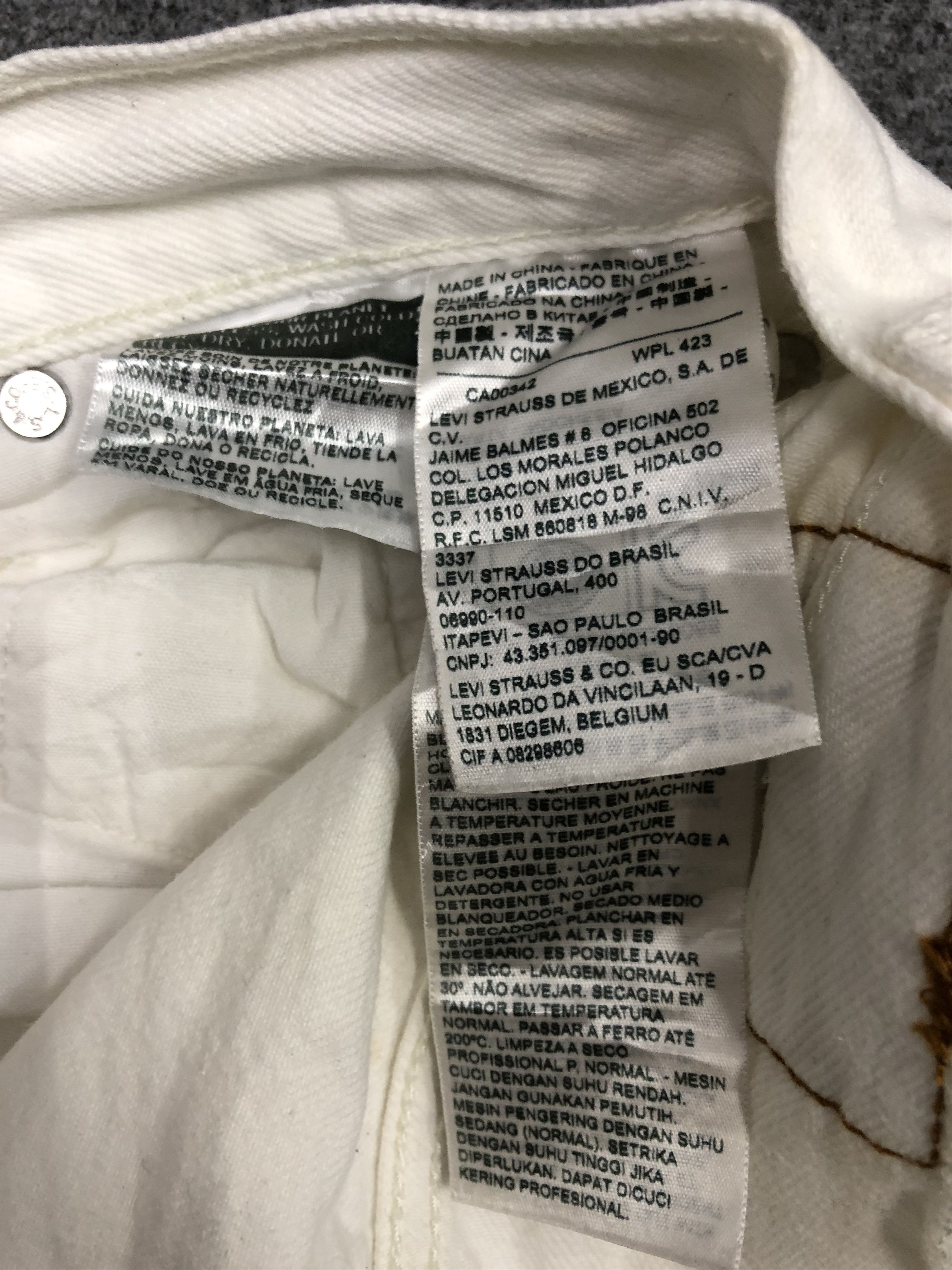 Levi's Vintage Levis 501 Denim DP1209 Size US 34 / EU 50 - 8 Thumbnail