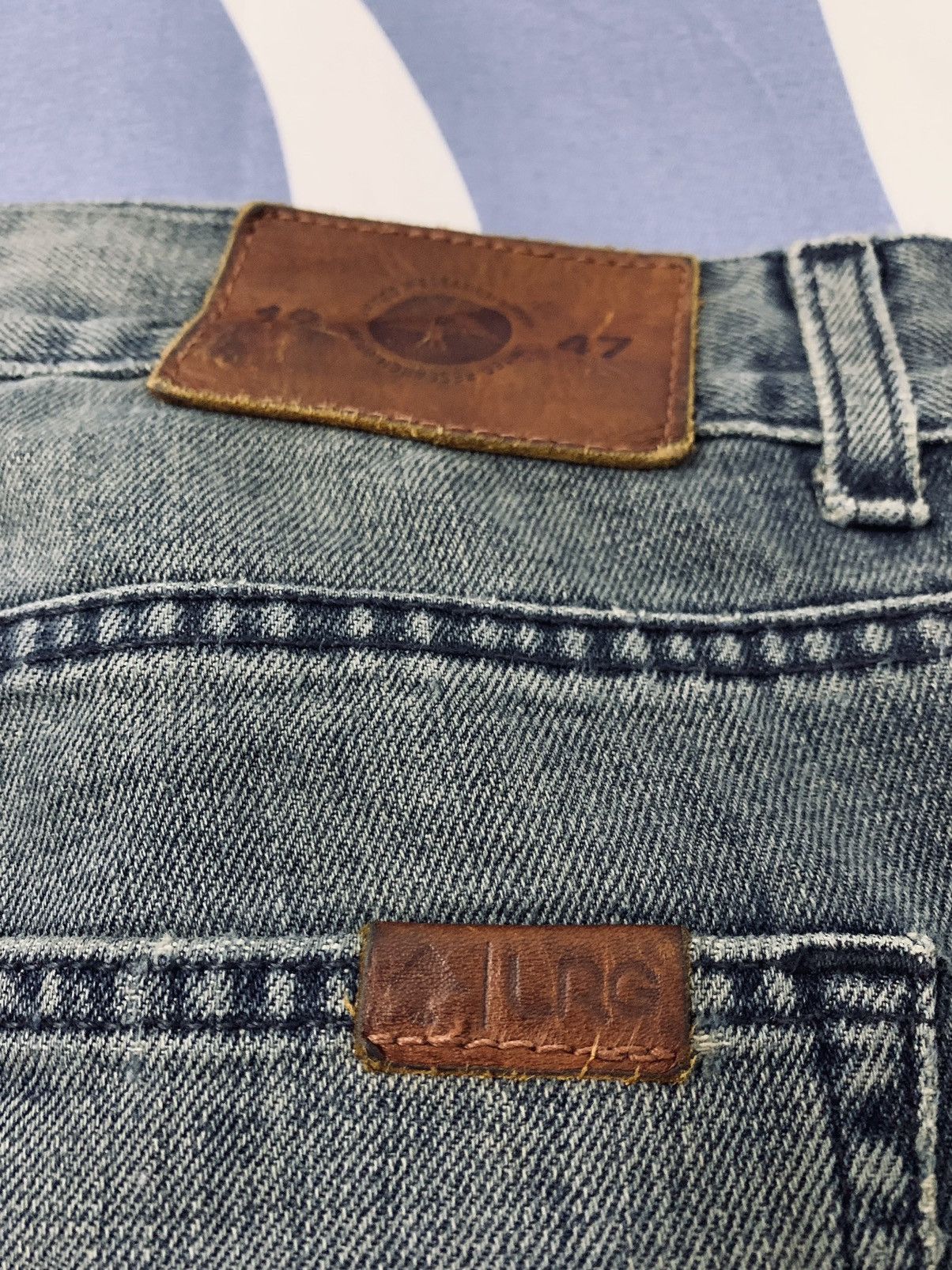 LRG Rare SAMPLE LRG Distressed Denim Size US 33 - 5 Thumbnail