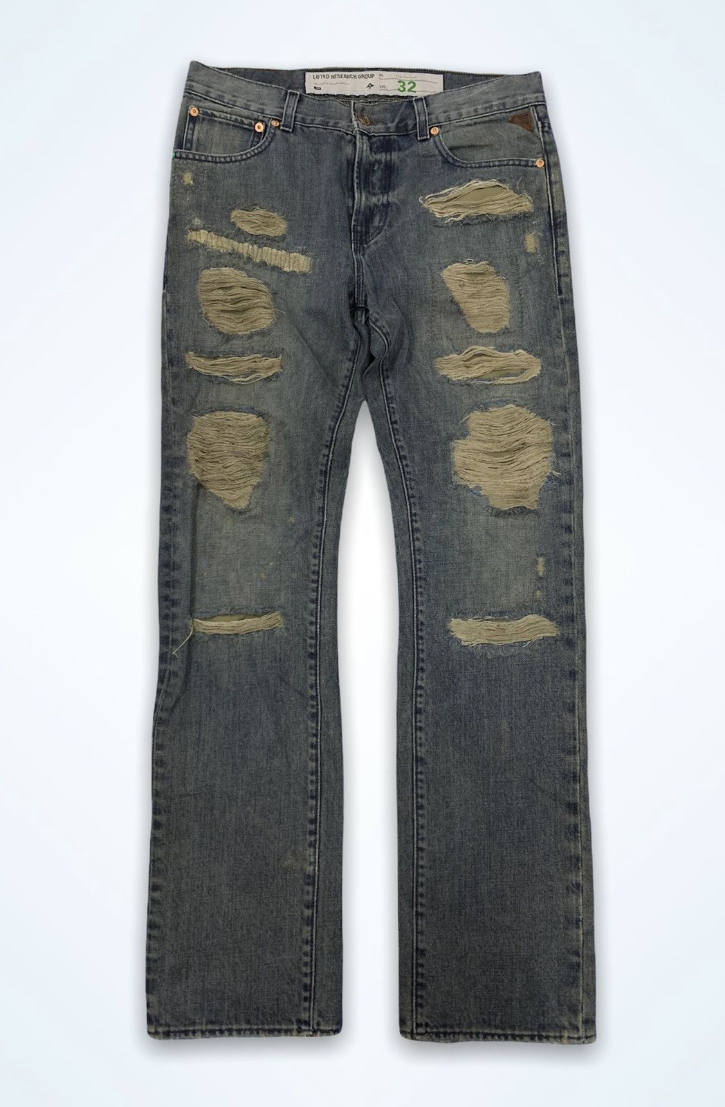LRG Rare SAMPLE LRG Distressed Denim Size US 33 - 1 Thumbnail