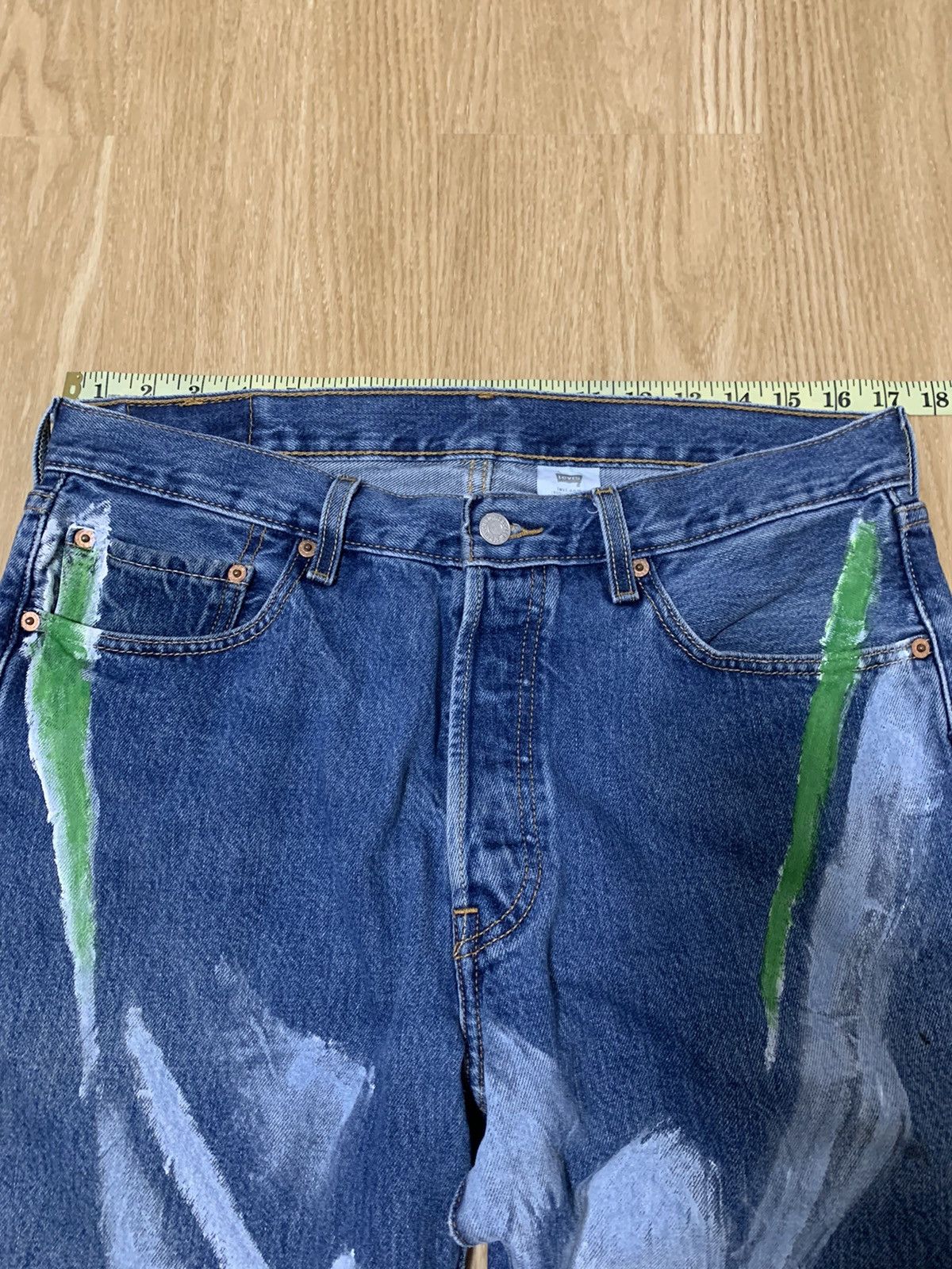 Levi's Levis 501 Custom Abstract Evangelion Size US 34 / EU 50 - 5 Thumbnail