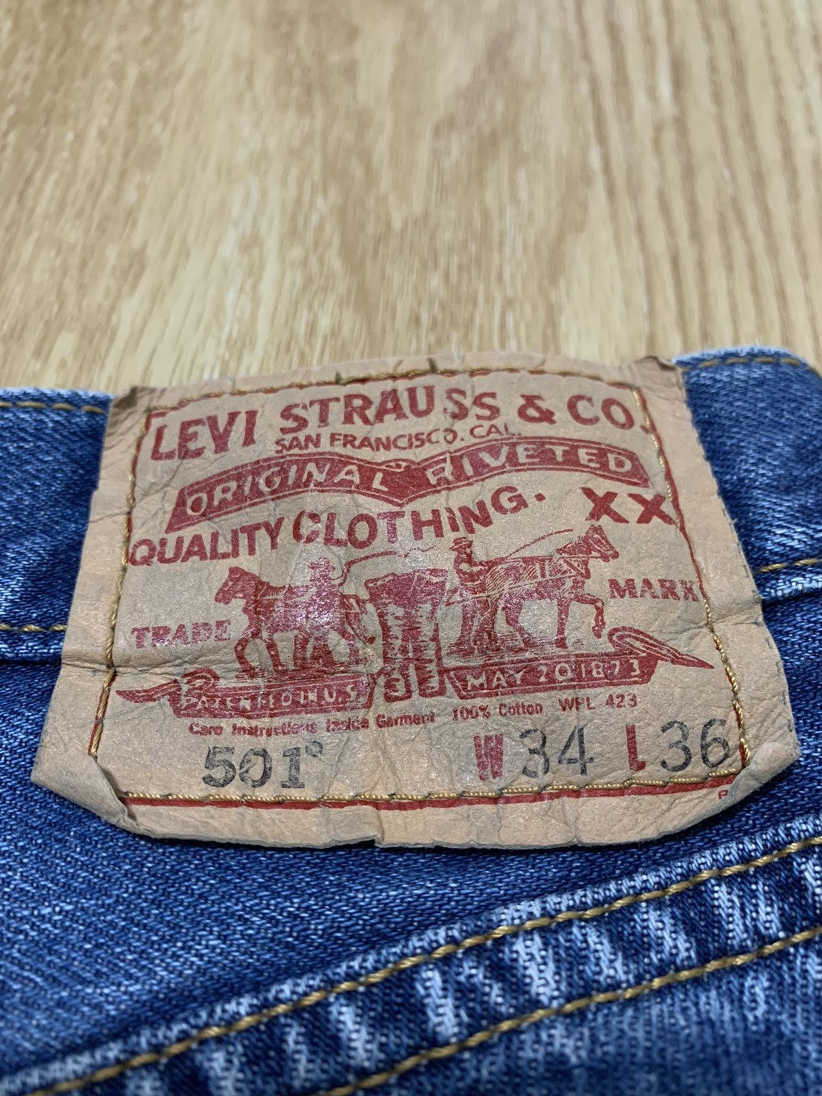 Levi's Levis 501 Custom Abstract Evangelion Size US 34 / EU 50 - 7 Thumbnail