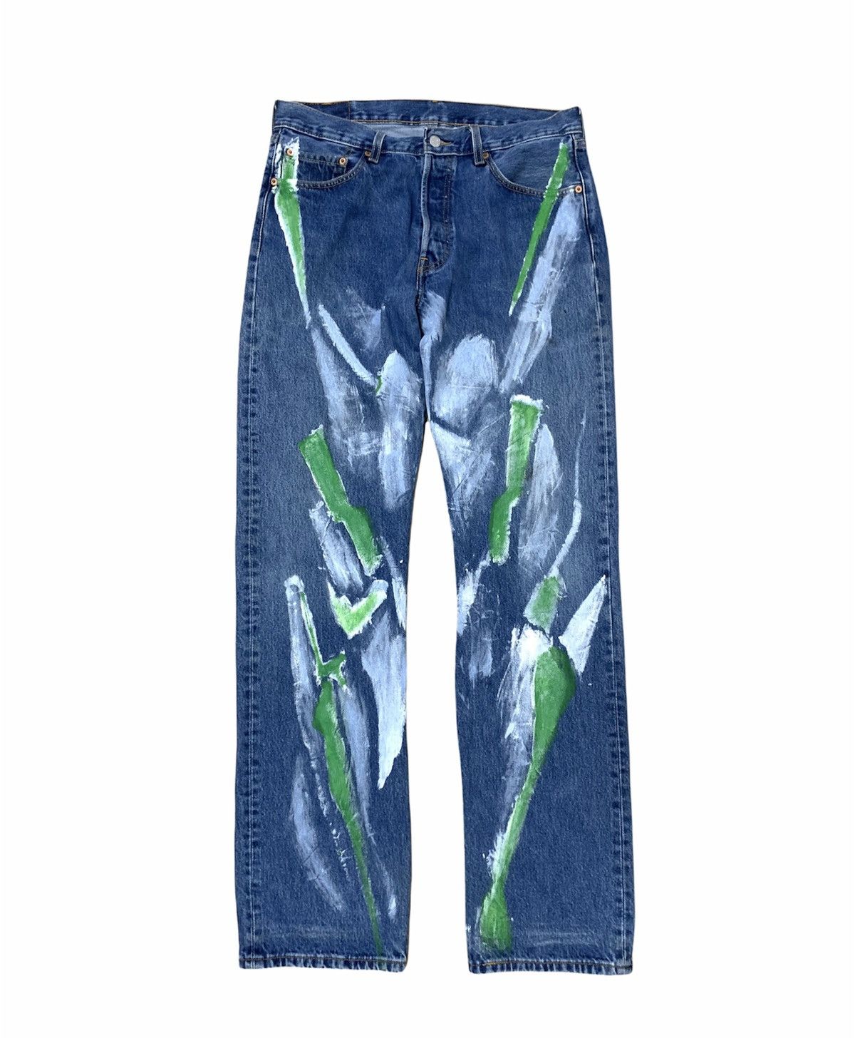 Levi's Levis 501 Custom Abstract Evangelion Size US 34 / EU 50 - 1 Thumbnail