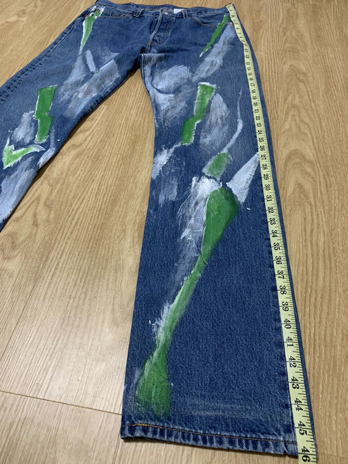 Levi's Levis 501 Custom Abstract Evangelion Size US 34 / EU 50 - 10 Thumbnail