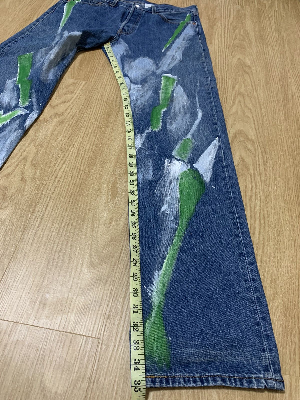 Levi's Levis 501 Custom Abstract Evangelion Size US 34 / EU 50 - 11 Thumbnail