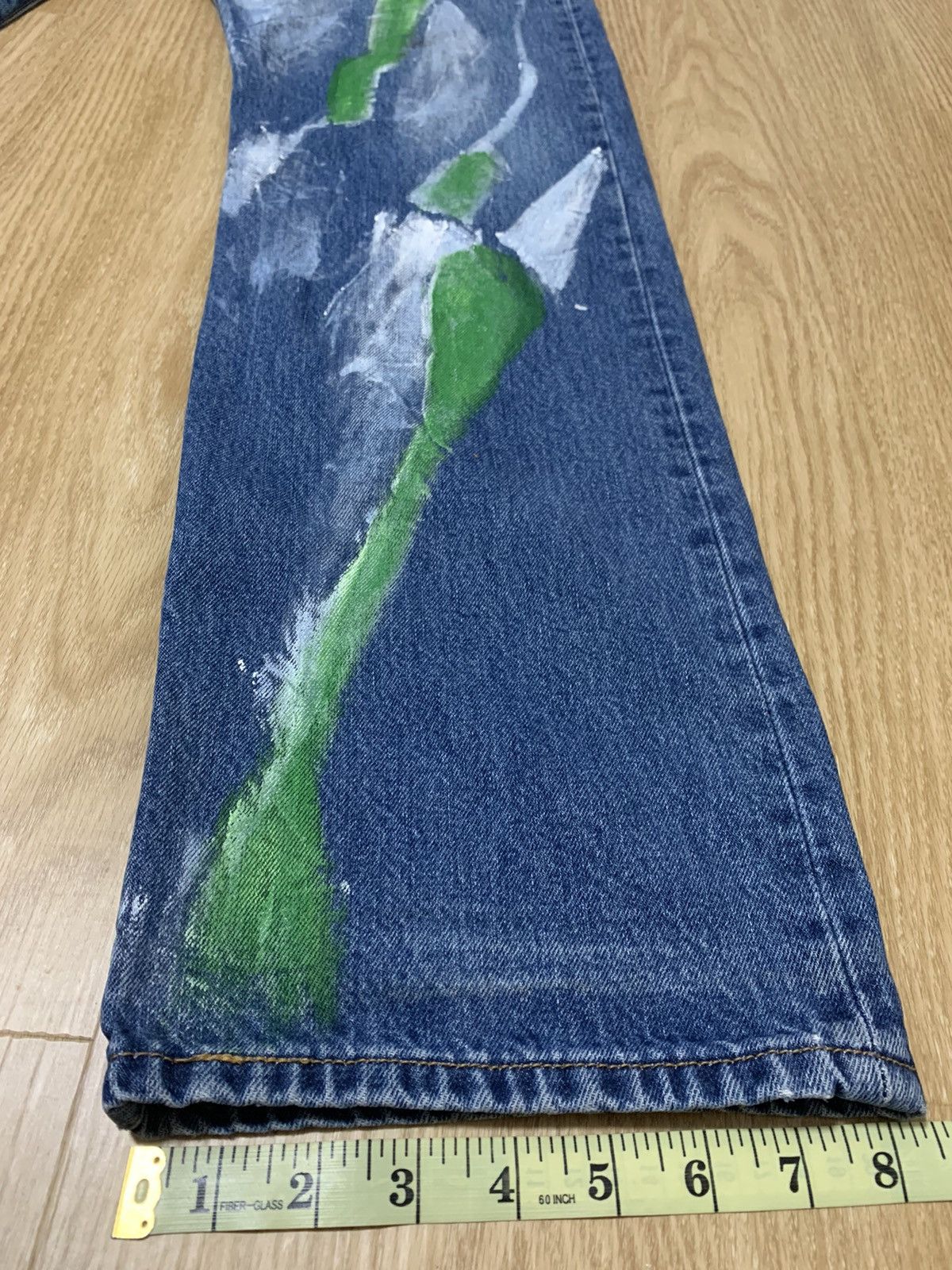Levi's Levis 501 Custom Abstract Evangelion Size US 34 / EU 50 - 13 Thumbnail