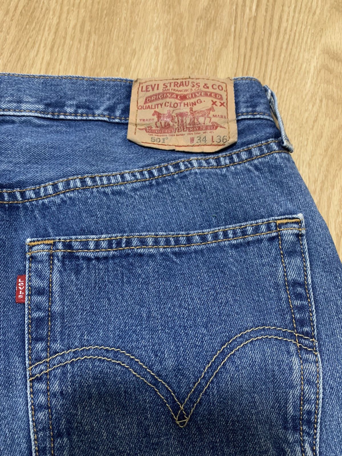 Levi's Levis 501 Custom Abstract Evangelion Size US 34 / EU 50 - 6 Thumbnail