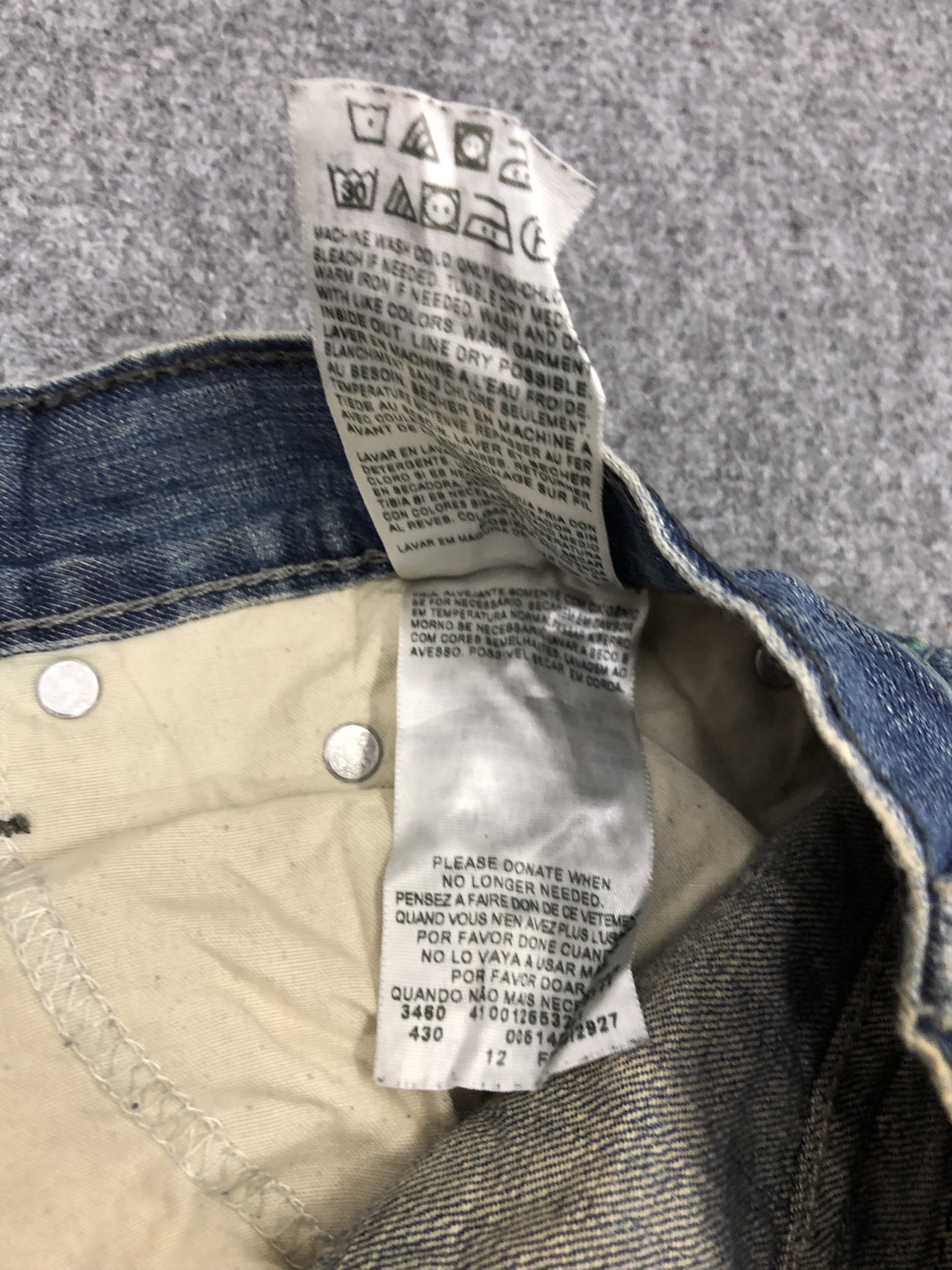 Levi's × Vintage Vintage Levis 514 Denim DP1282 Size US 34 / EU 50 - 8 Thumbnail