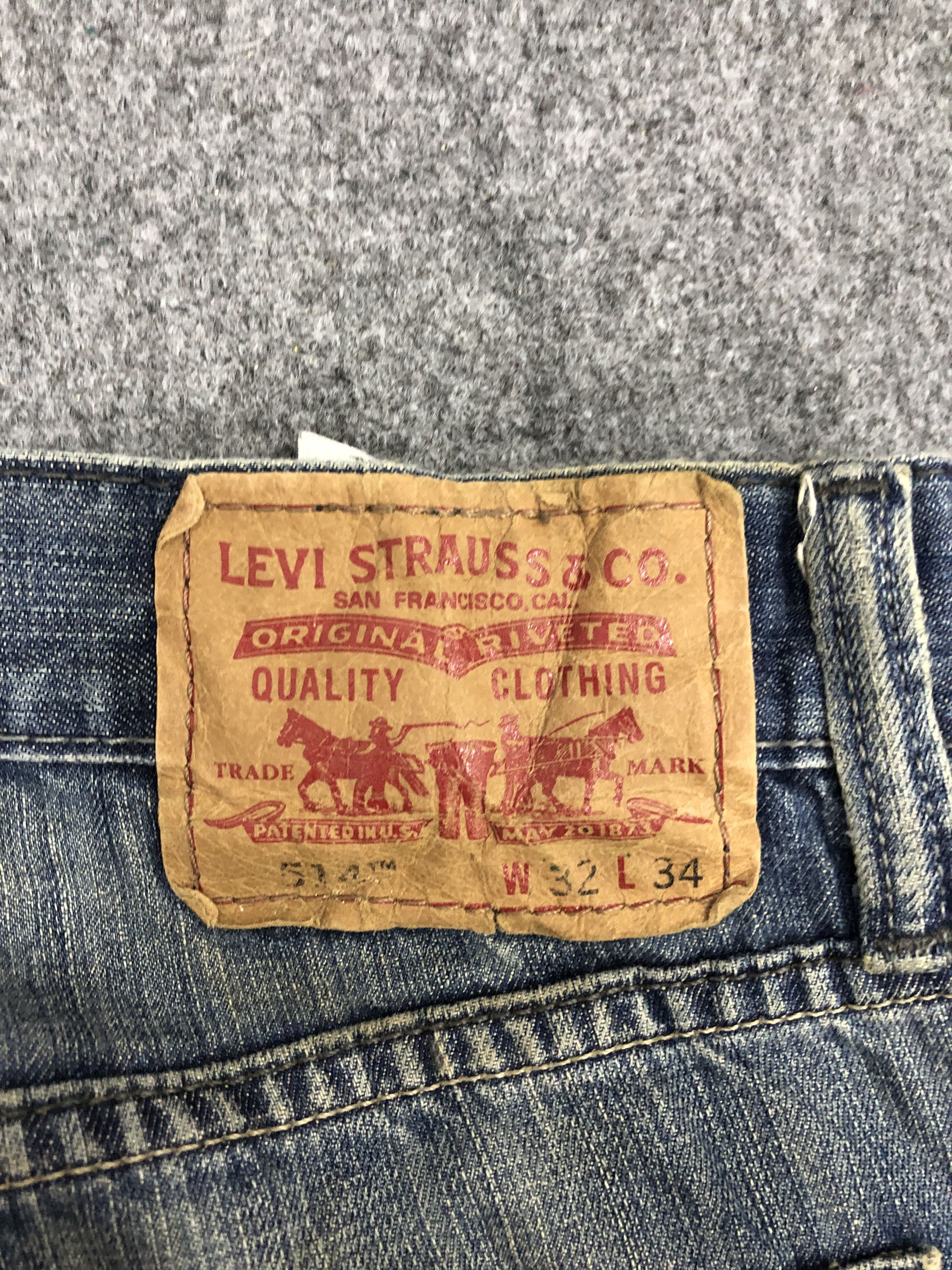 Levi's × Vintage Vintage Levis 514 Denim DP1282 Size US 34 / EU 50 - 5 Thumbnail