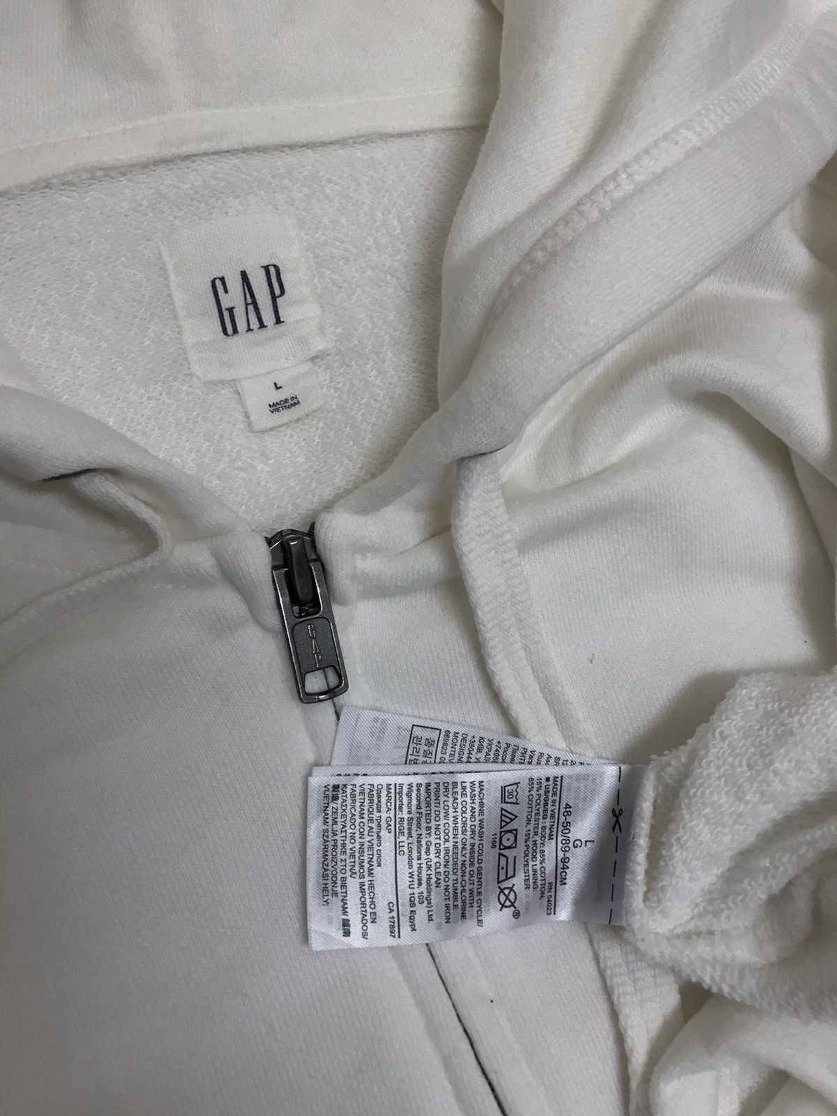 Gap × Vintage GAP 1969 Hoodie Rare Big Logo Spell Out Hip Hop Style Size US L / EU 52-54 / 3 - 5 Thumbnail