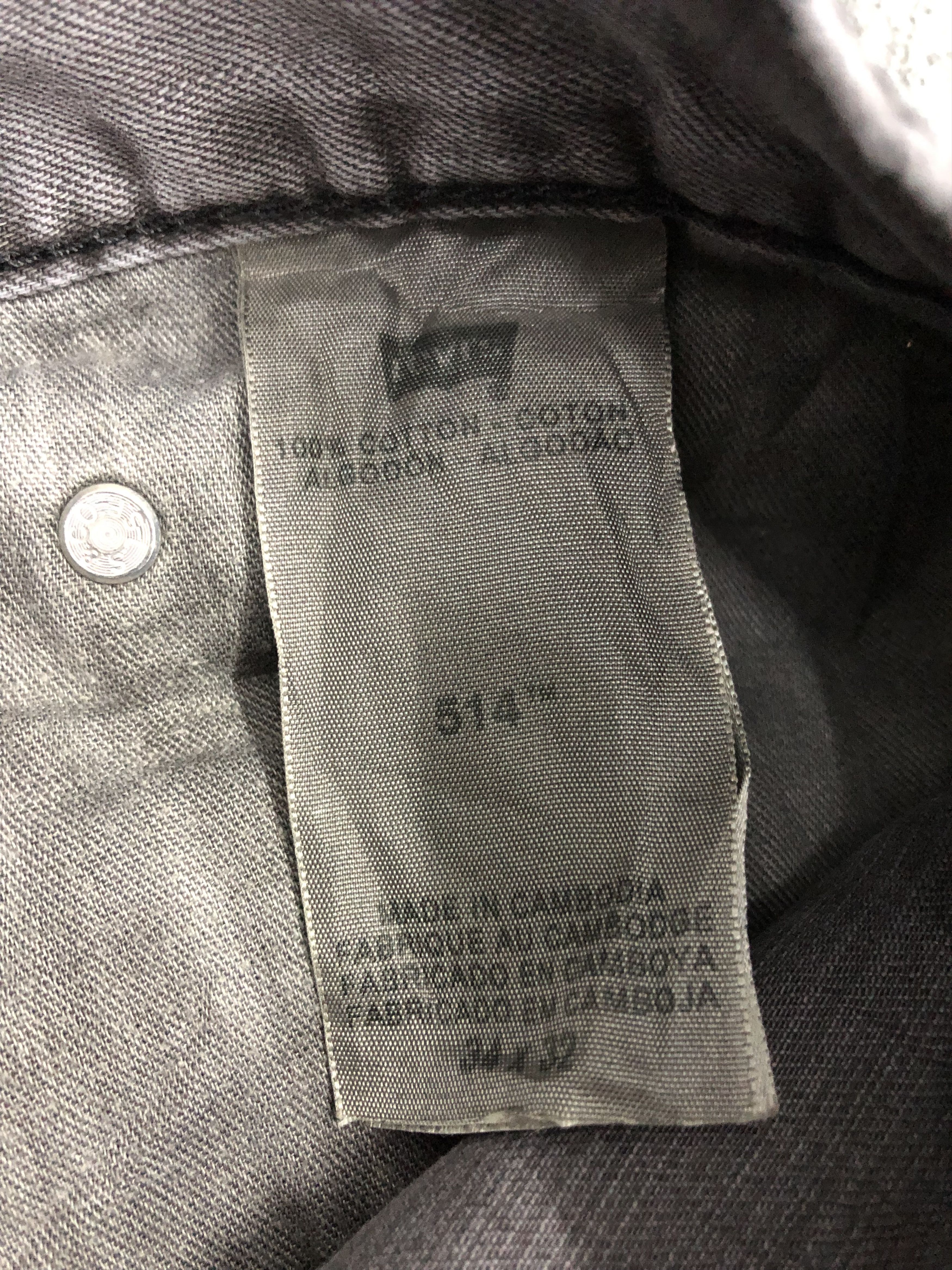 Levi's × Vintage Vintage Levis 514 Denim Black DP1321 Size US 34 / EU 50 - 6 Thumbnail