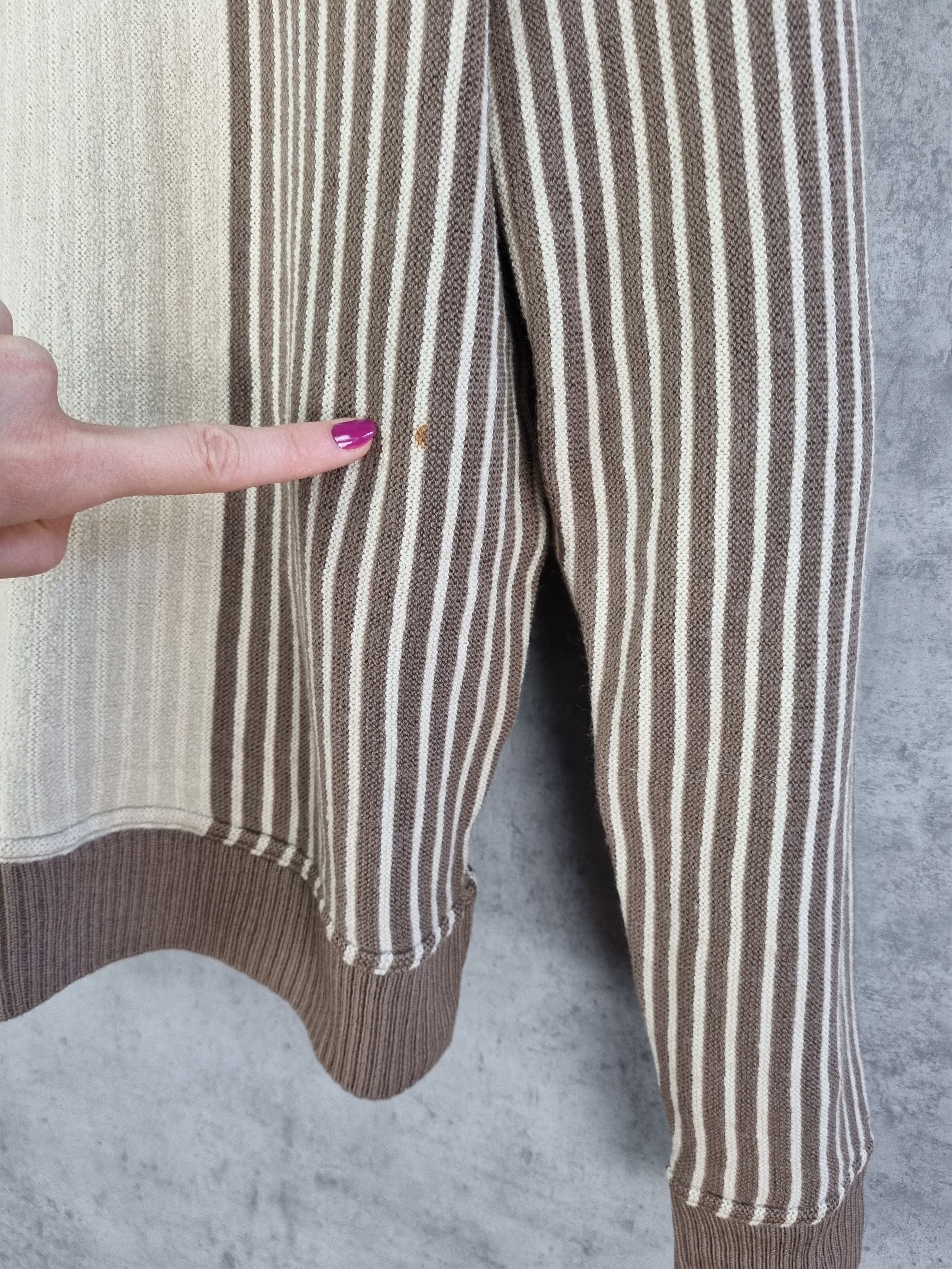 Lacoste × Vintage 90s LACOSTE Wool Knitted Stripes Sweater TYLER Style Size US S / EU 44-46 / 1 - 9 Thumbnail