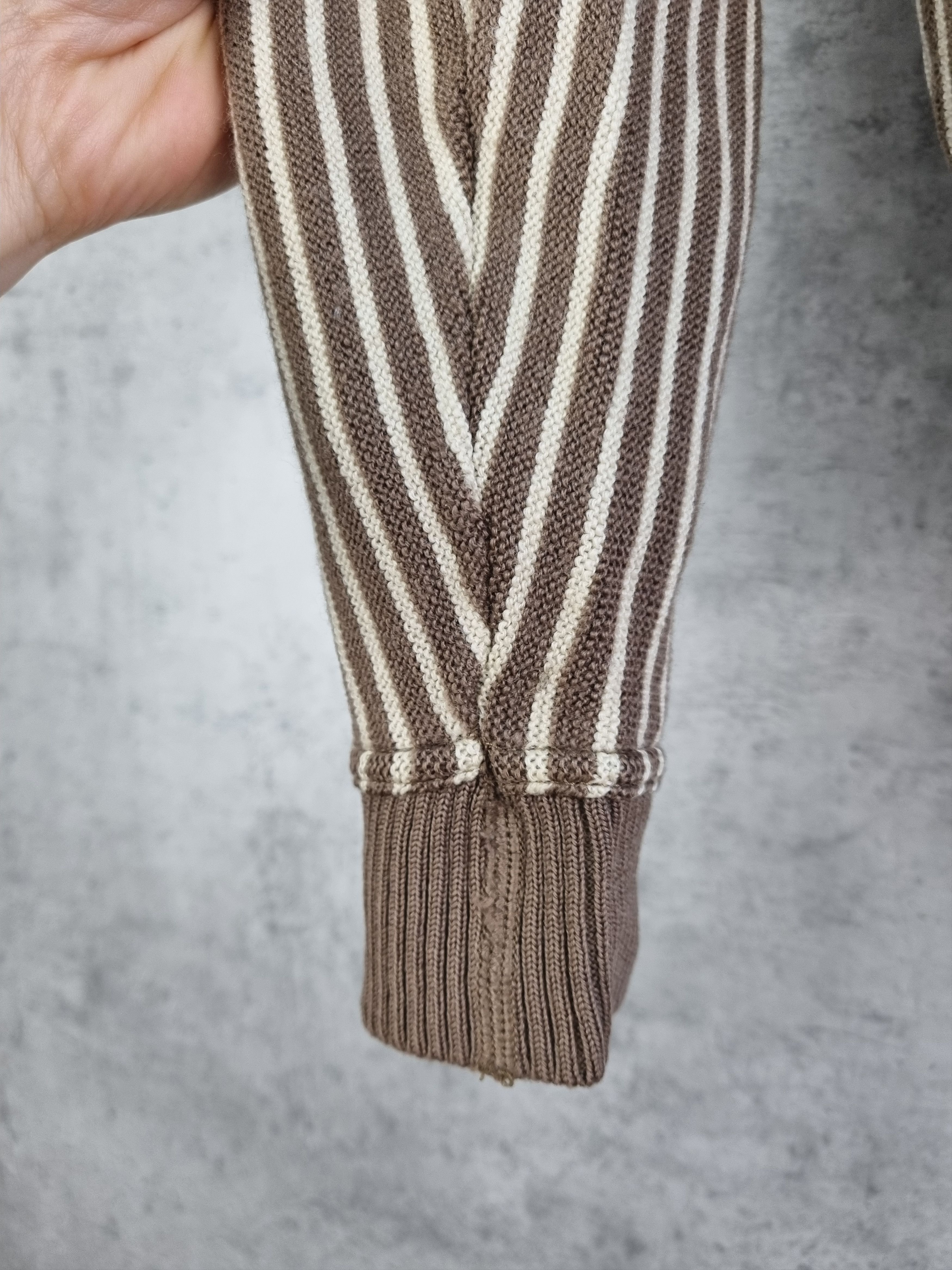 Lacoste × Vintage 90s LACOSTE Wool Knitted Stripes Sweater TYLER Style Size US S / EU 44-46 / 1 - 11 Thumbnail