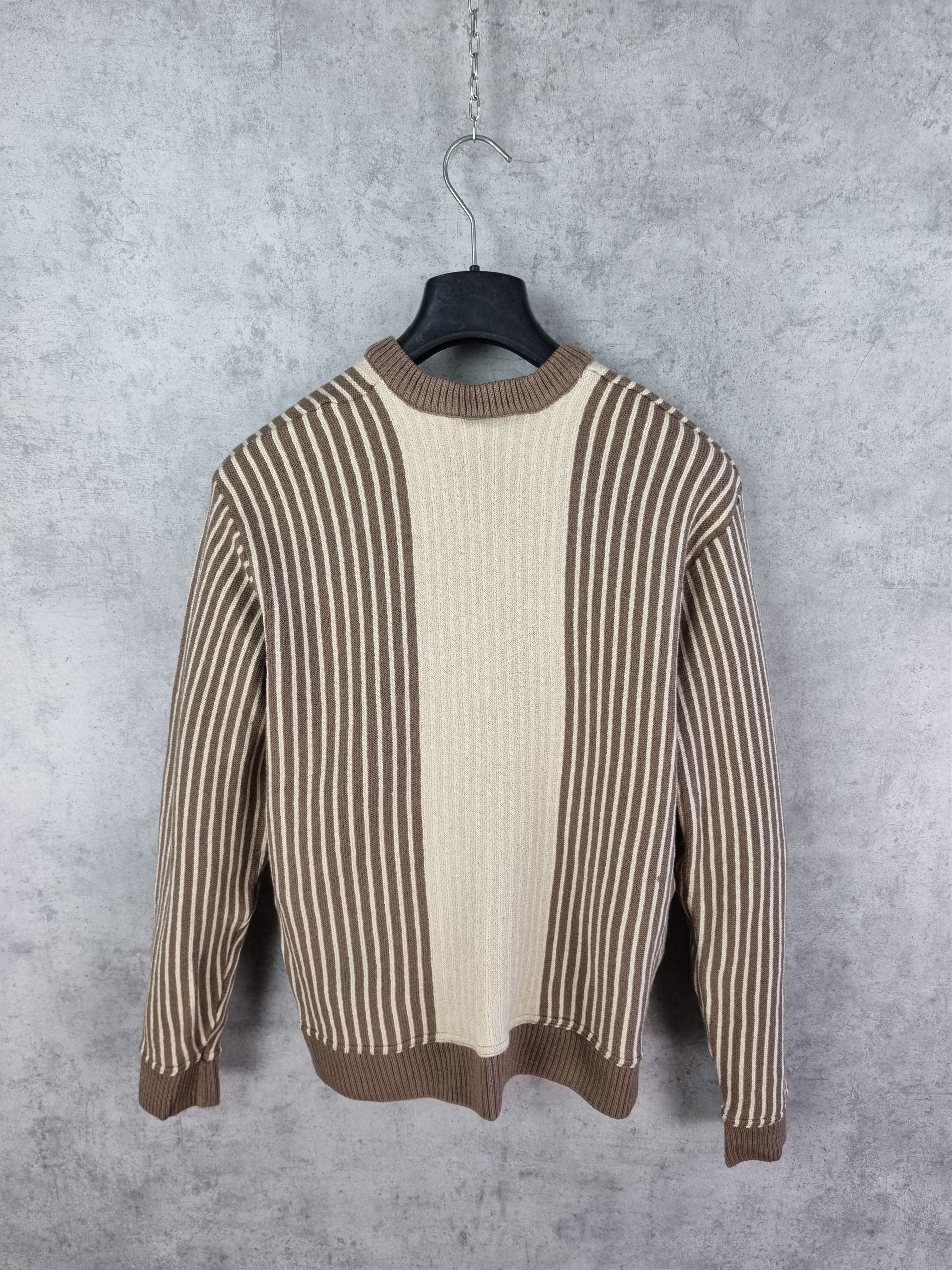 Lacoste × Vintage 90s LACOSTE Wool Knitted Stripes Sweater TYLER Style Size US S / EU 44-46 / 1 - 3 Thumbnail
