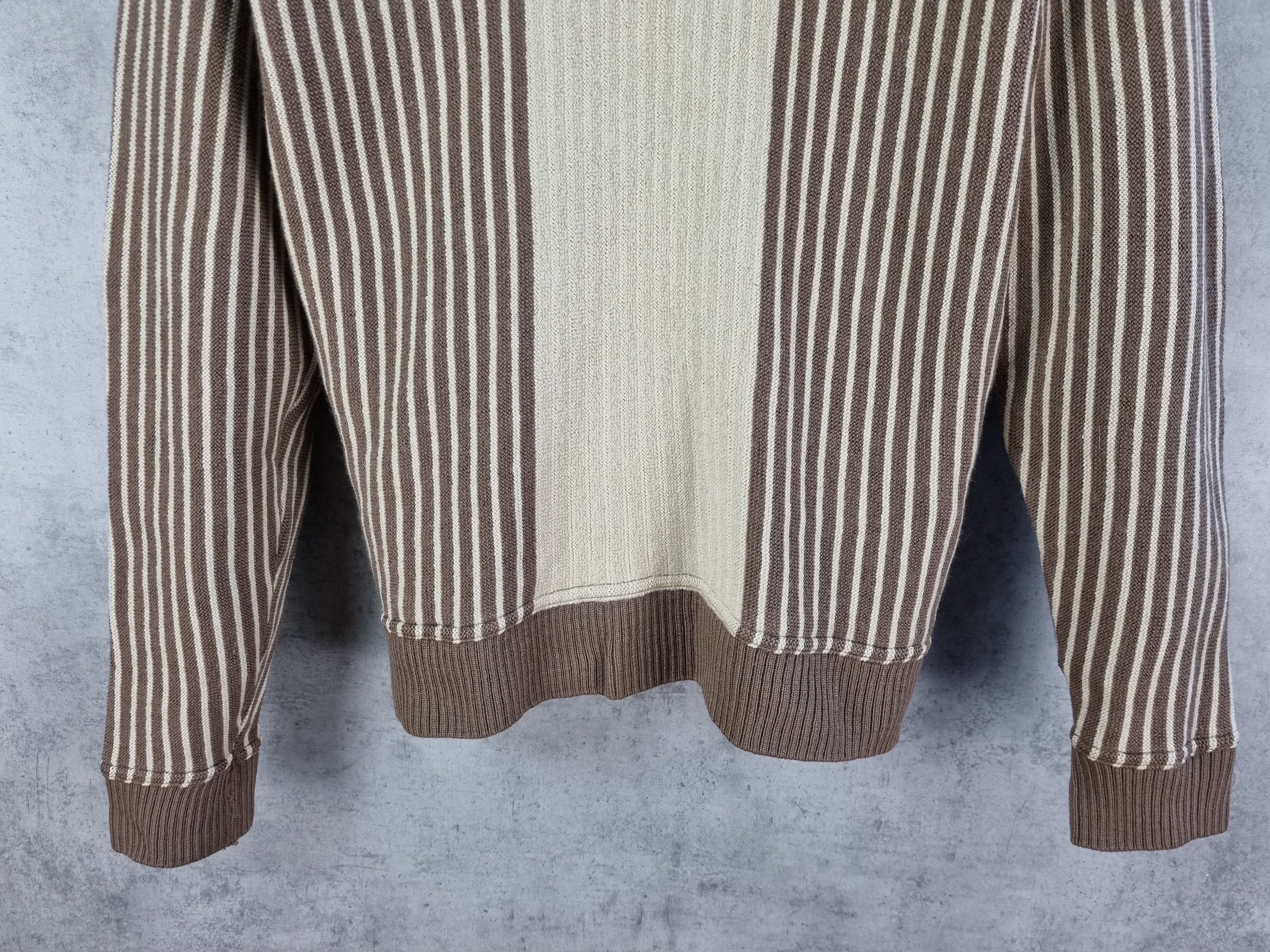 Lacoste × Vintage 90s LACOSTE Wool Knitted Stripes Sweater TYLER Style Size US S / EU 44-46 / 1 - 6 Thumbnail