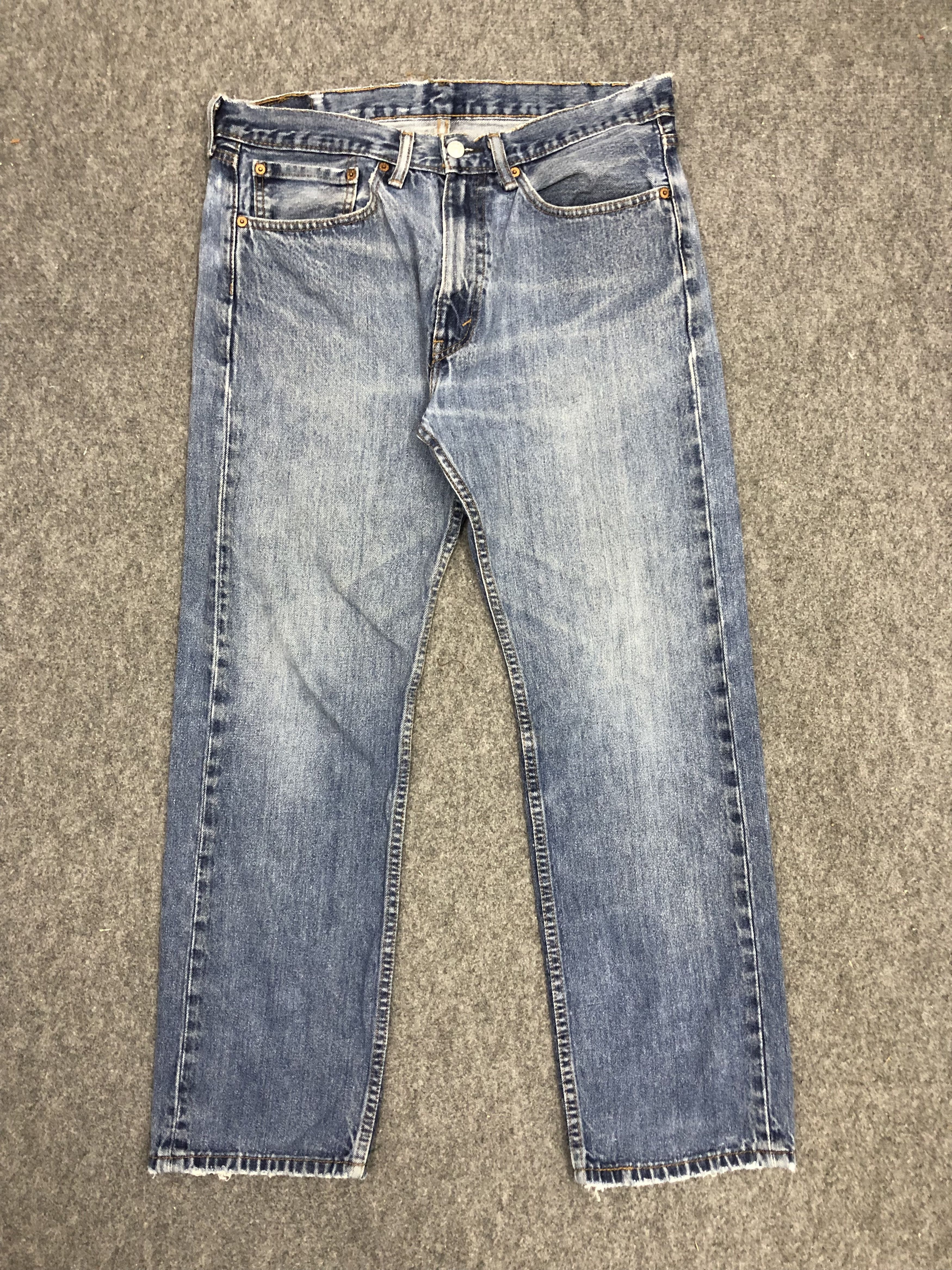 Levi's × Vintage Vintage Levis 505 Earth Tone Denim DP1126 Size US 34 / EU 50 - 1 Thumbnail