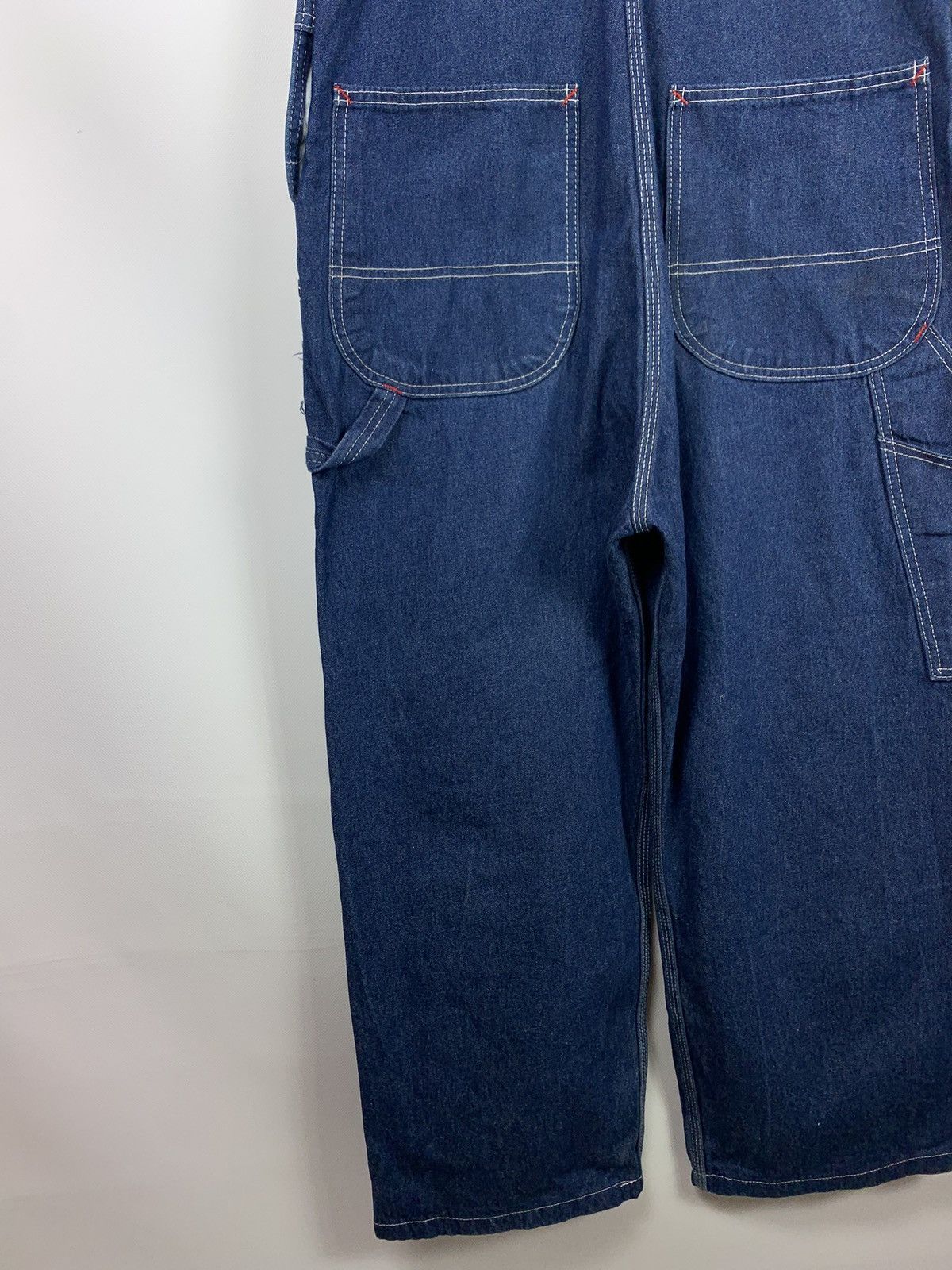 Dickies × Vintage Dickies vintage workwear denim bib overall size 34 x 32 blue Size US 34 / EU 50 - 13 Thumbnail