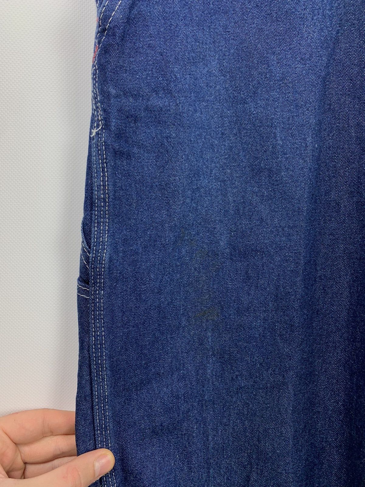 Dickies × Vintage Dickies vintage workwear denim bib overall size 34 x 32 blue Size US 34 / EU 50 - 5 Thumbnail