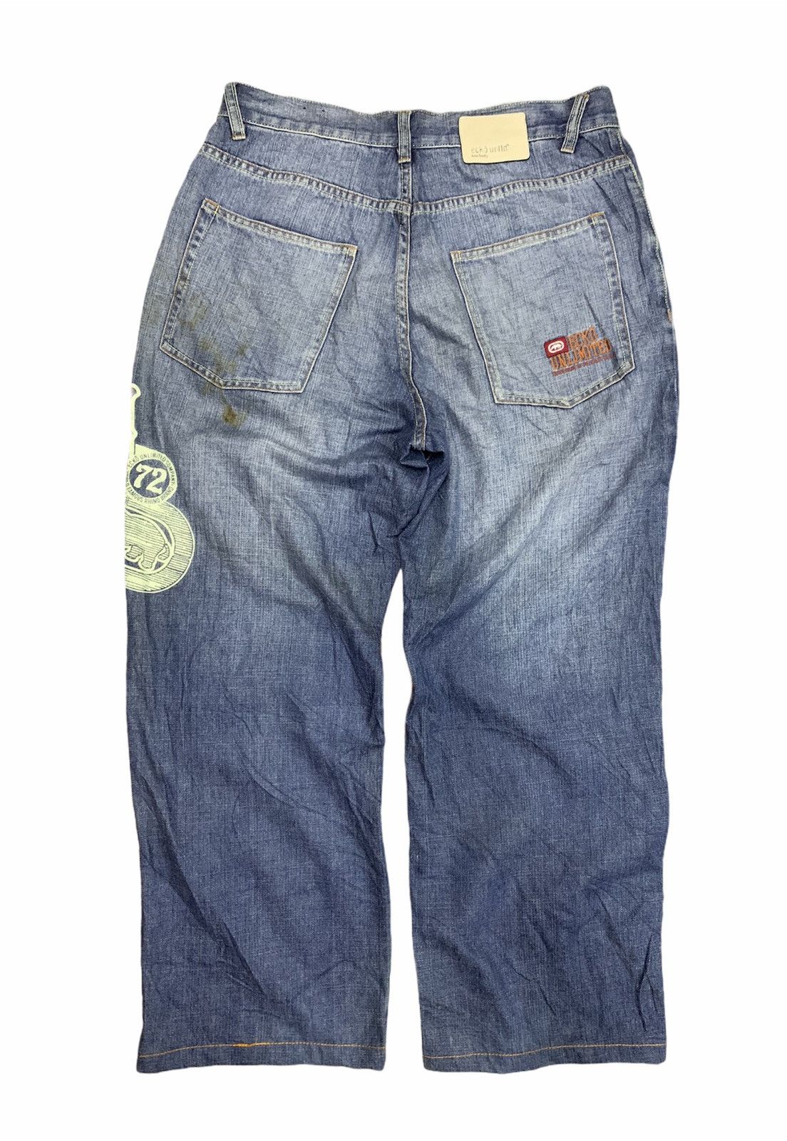 Ecko Unltd. Ecko Baggy Fit Big Logo Printed Size US 33 - 2 Thumbnail