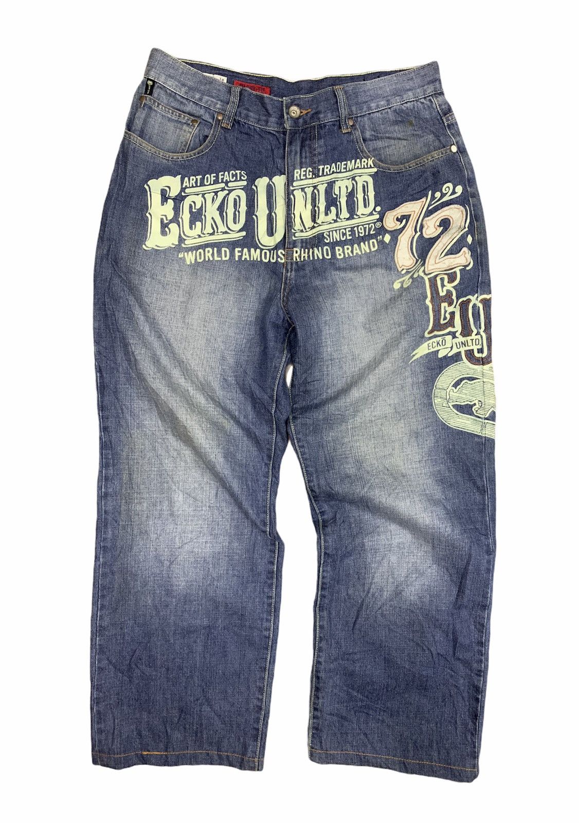 Ecko Unltd. Ecko Baggy Fit Big Logo Printed Size US 33 - 1 Thumbnail