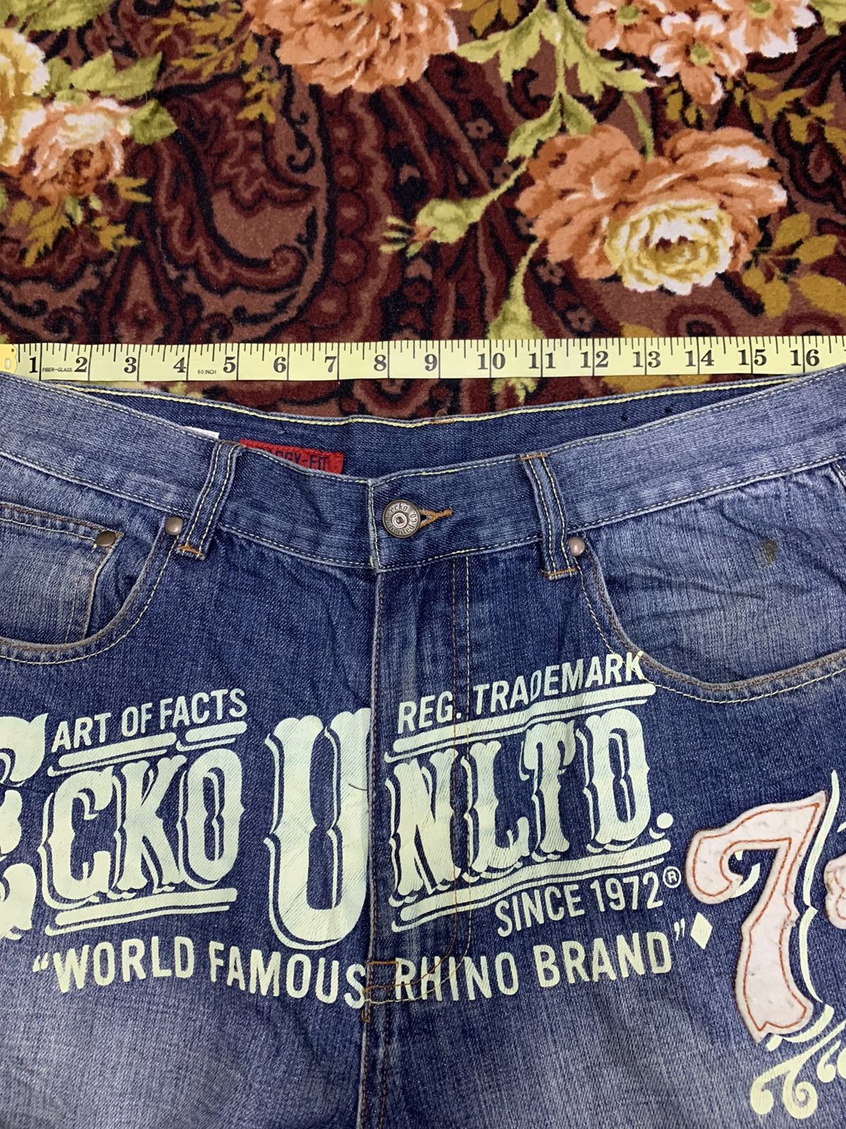 Ecko Unltd. Ecko Baggy Fit Big Logo Printed Size US 33 - 11 Thumbnail