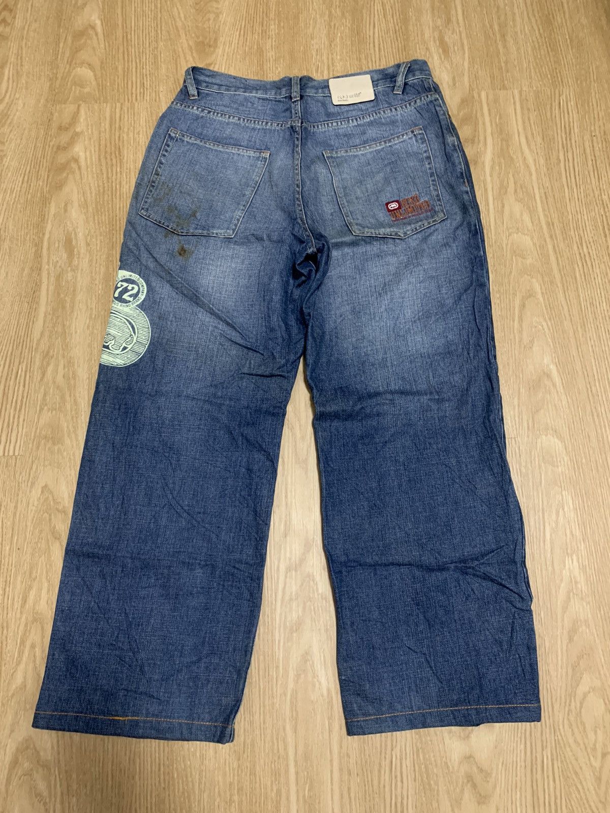 Ecko Unltd. Ecko Baggy Fit Big Logo Printed Size US 33 - 22 Thumbnail