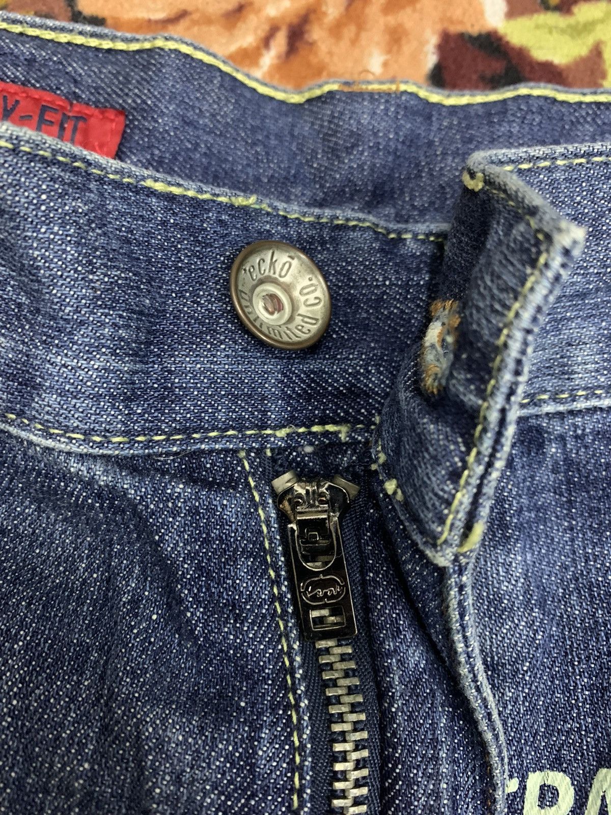 Ecko Unltd. Ecko Baggy Fit Big Logo Printed Size US 33 - 3 Thumbnail